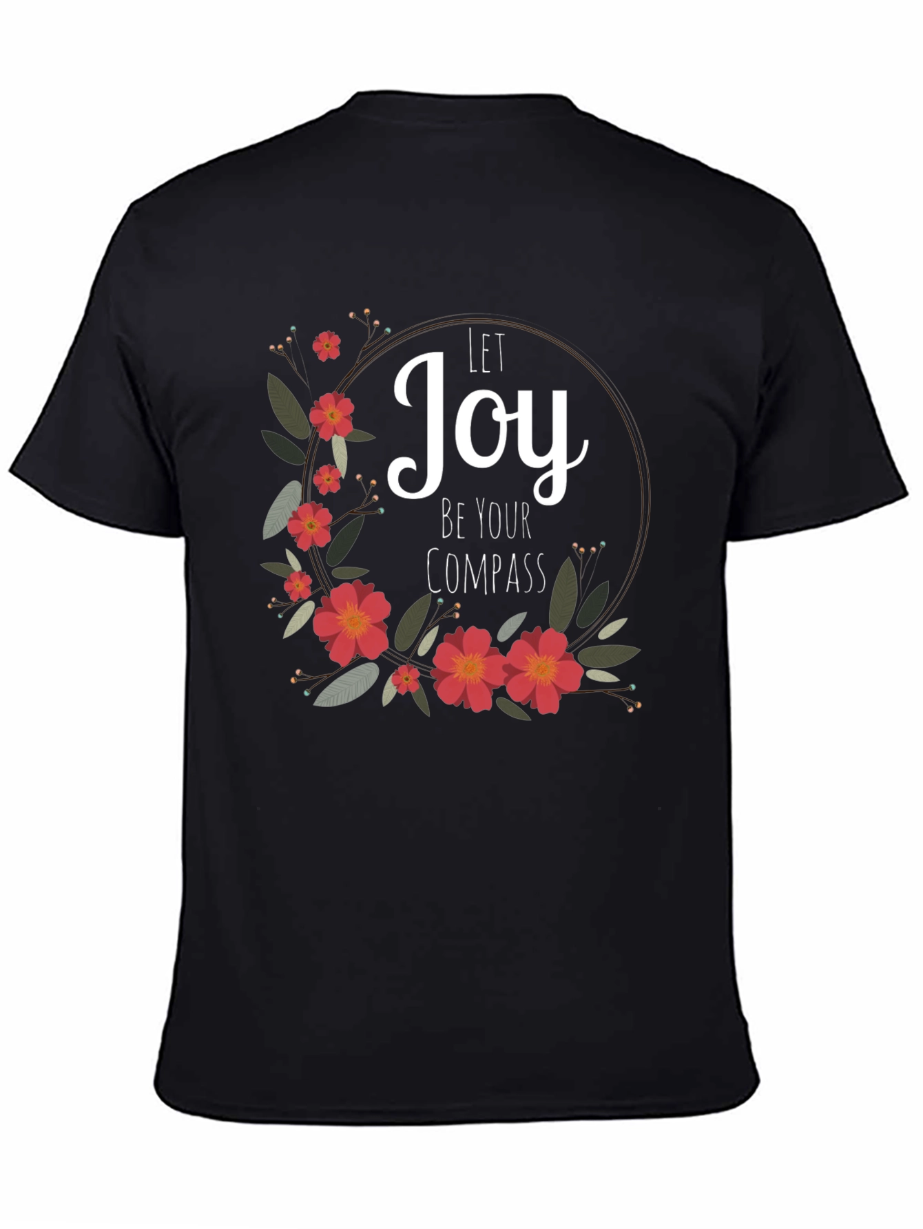 Joy Compass Floral Graphic Tee