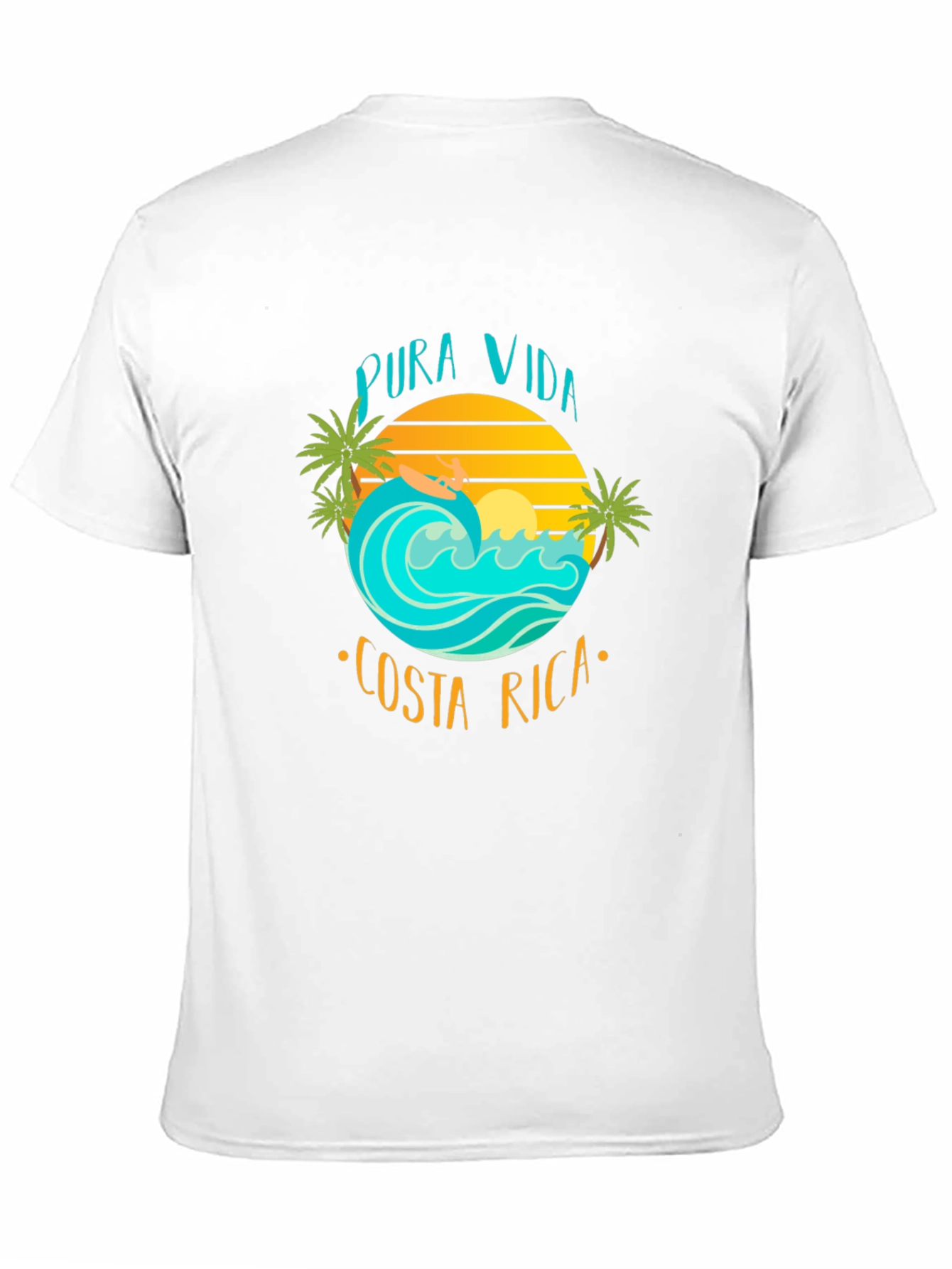 Pura Vida Costa Rica T-Shirt - Beach Vibes
