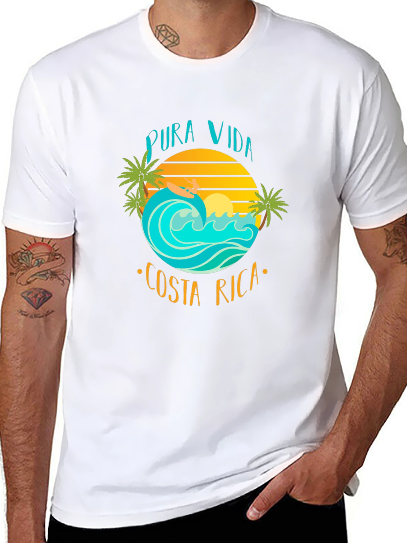 Pura Vida Costa Rica T-Shirt - Beach Vibes