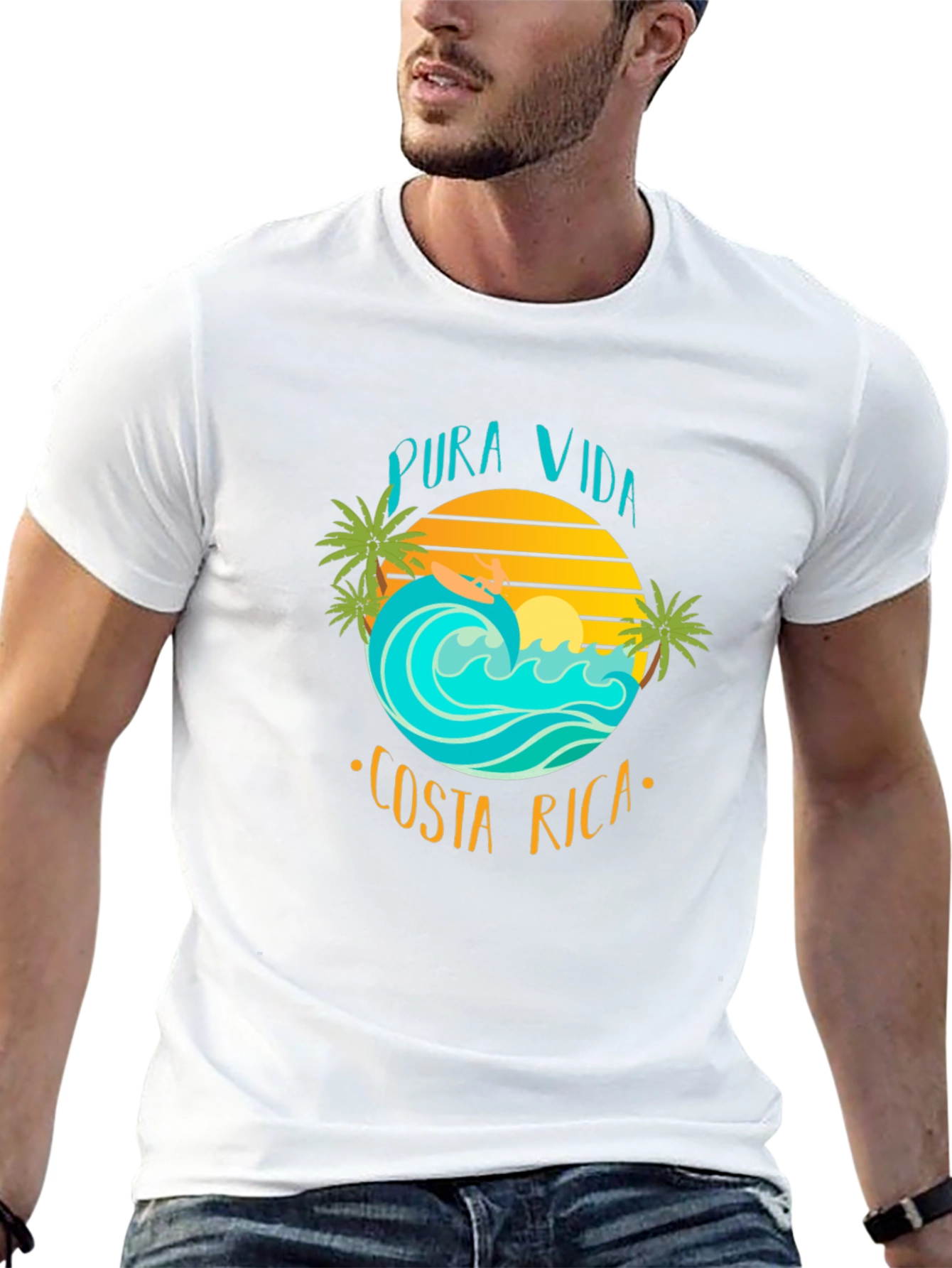 Pura Vida Costa Rica T-Shirt - Beach Vibes