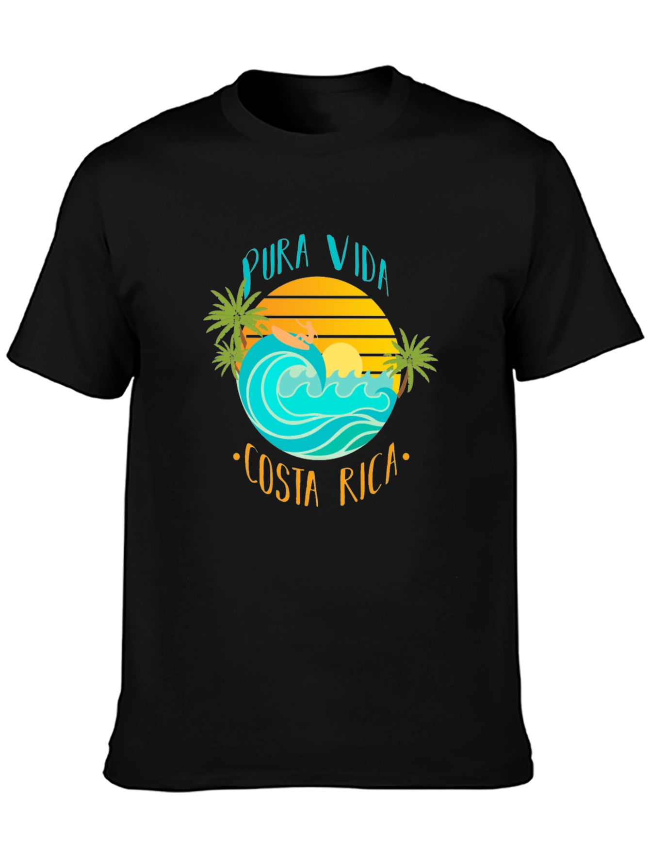 Pura Vida Costa Rica T-Shirt - Beach Vibes
