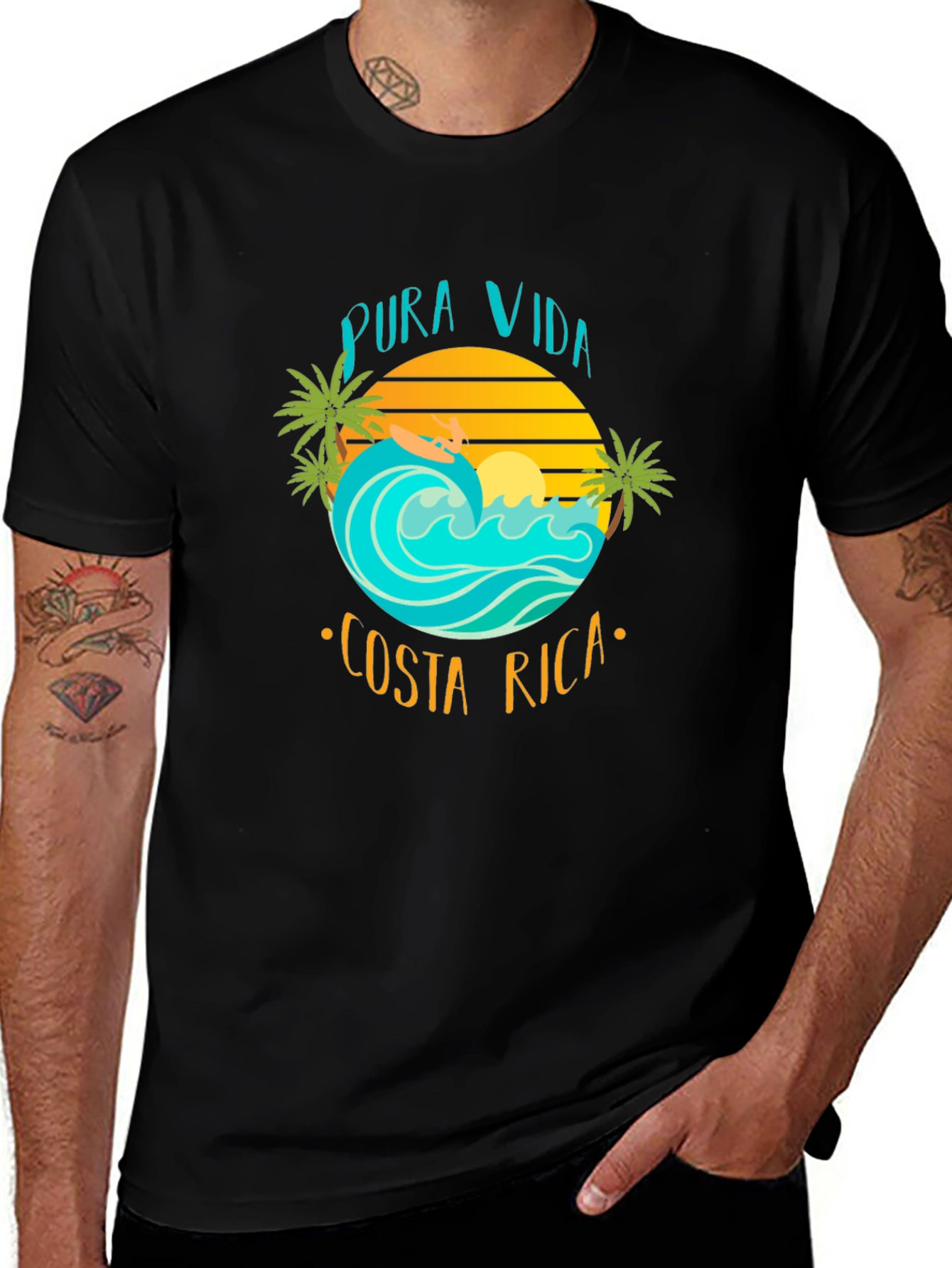 Pura Vida Costa Rica T-Shirt - Beach Vibes