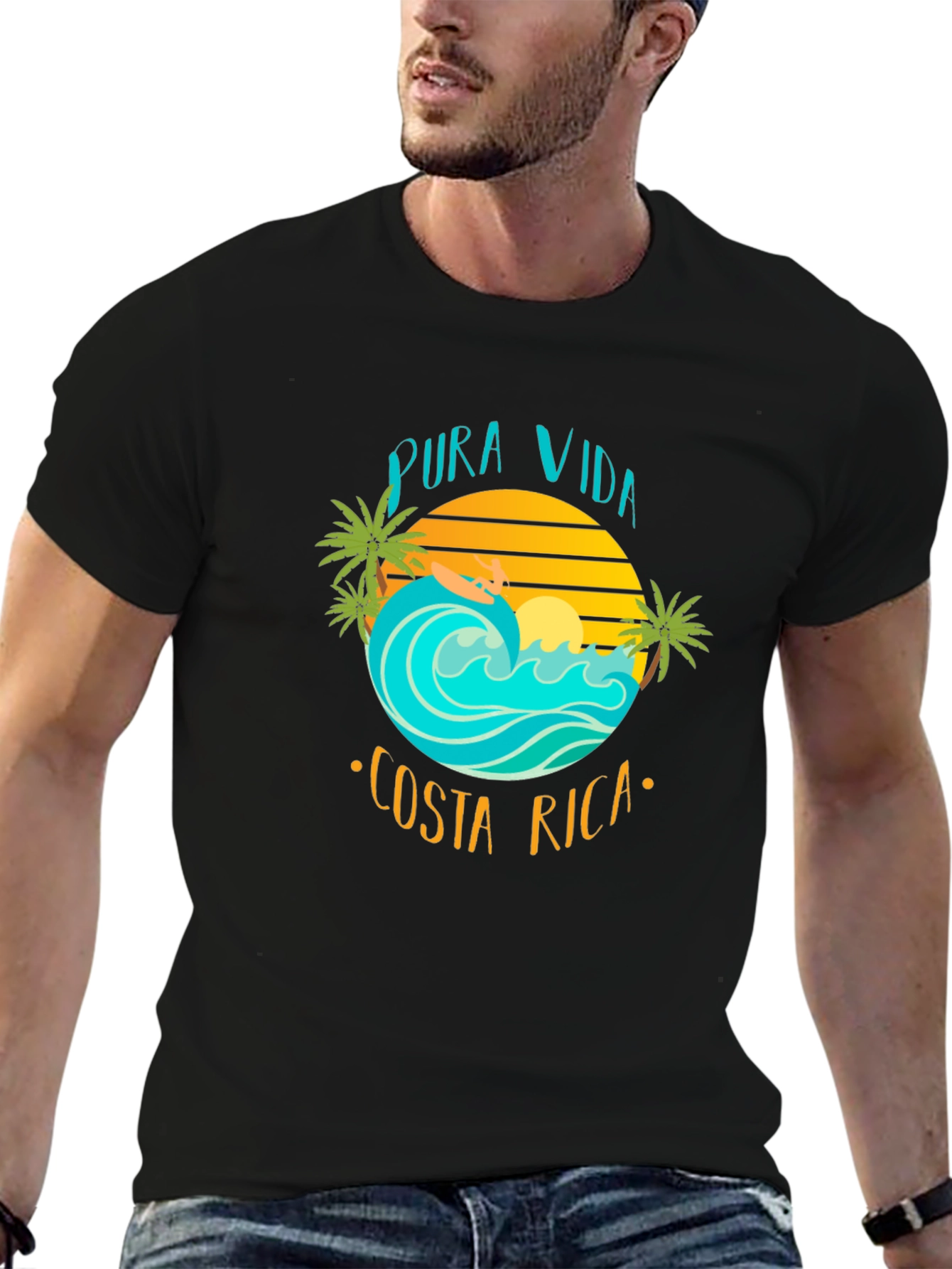 Pura Vida Costa Rica T-Shirt - Beach Vibes