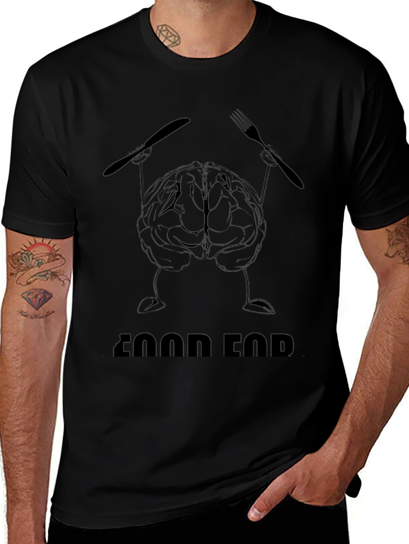 Food For Thought Brain T-Shirt