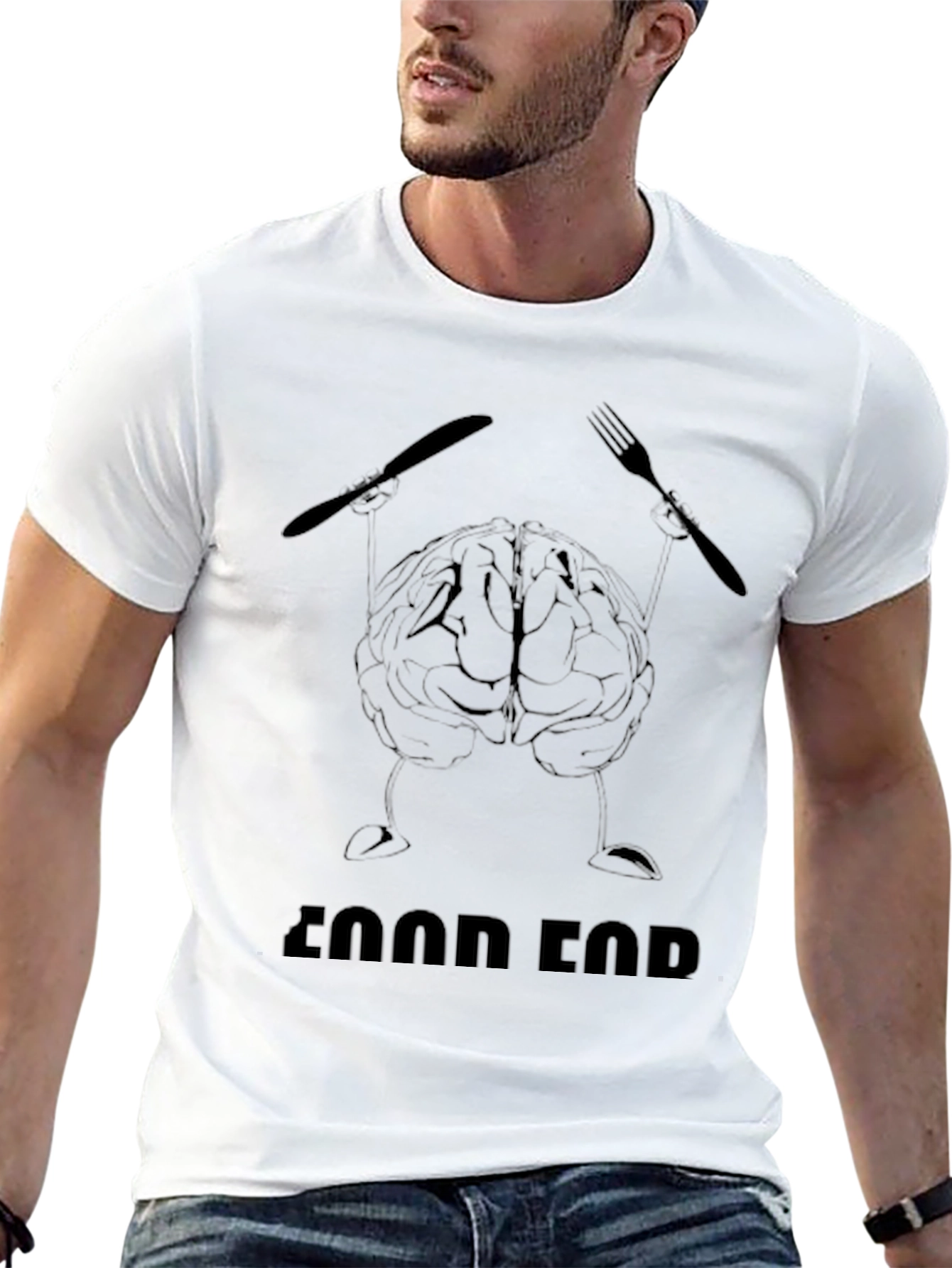 Food For Thought Brain T-Shirt