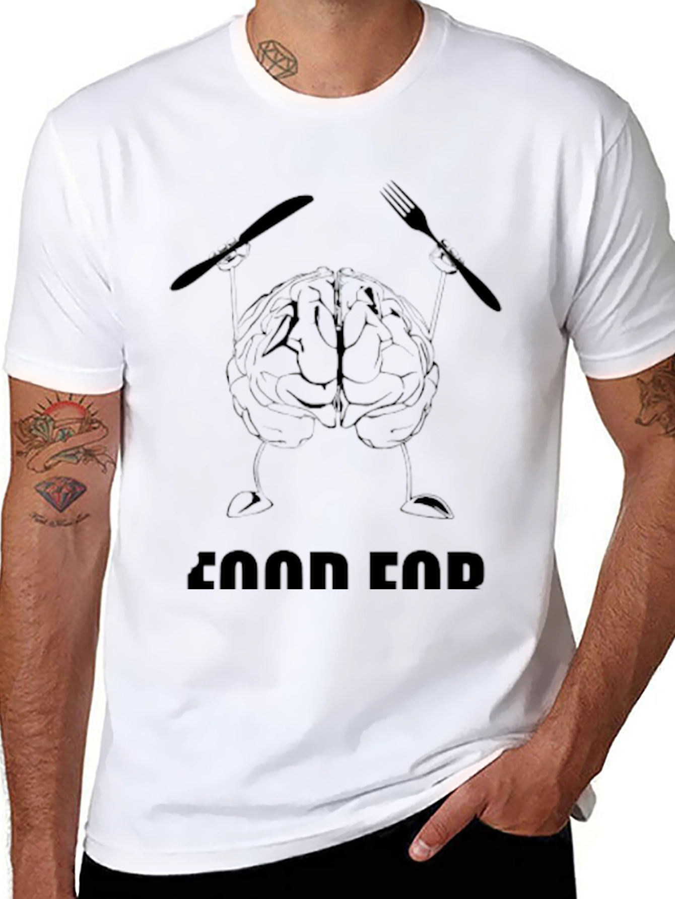 Food For Thought Brain T-Shirt