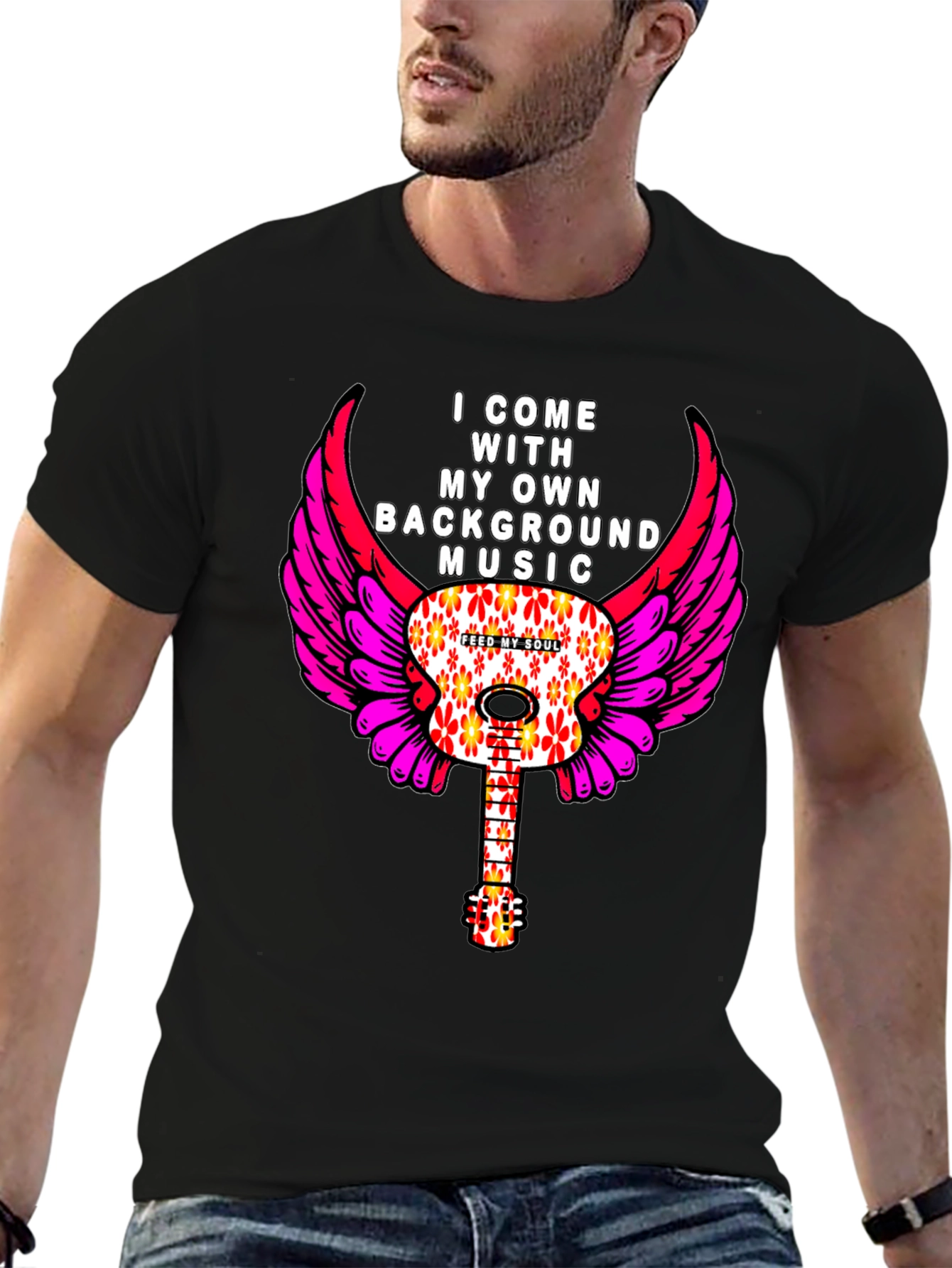 Background Music Graphic Tee