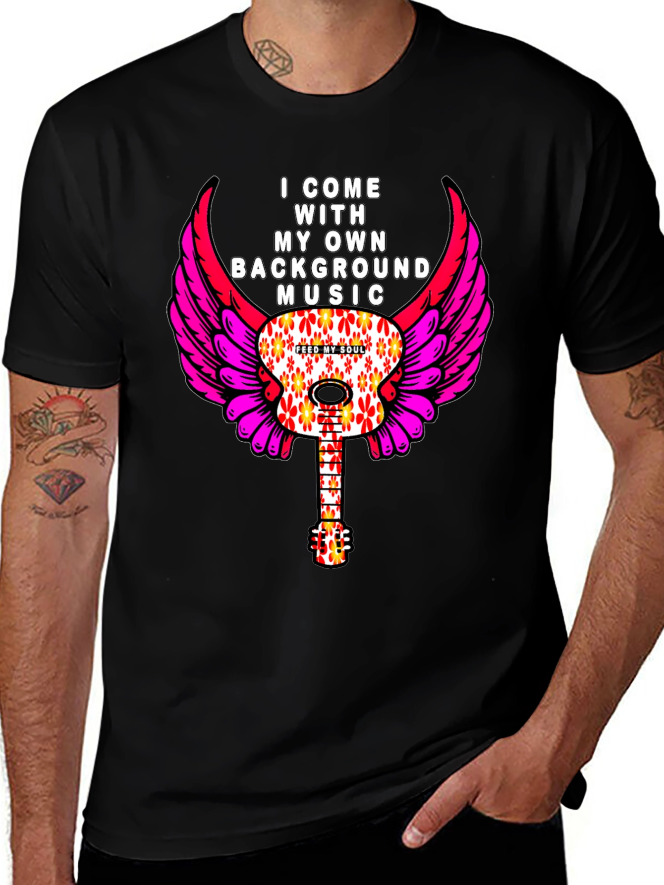 Background Music Graphic Tee