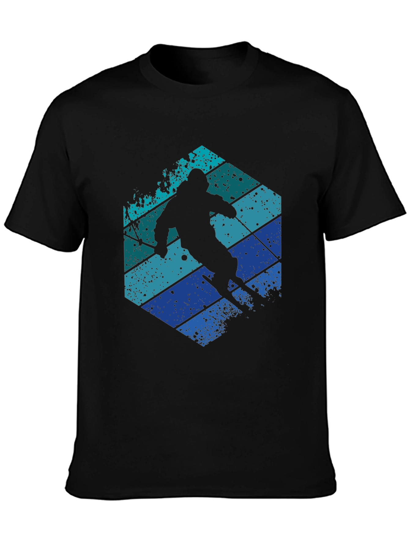 Retro Ski Silhouette Graphic Tee