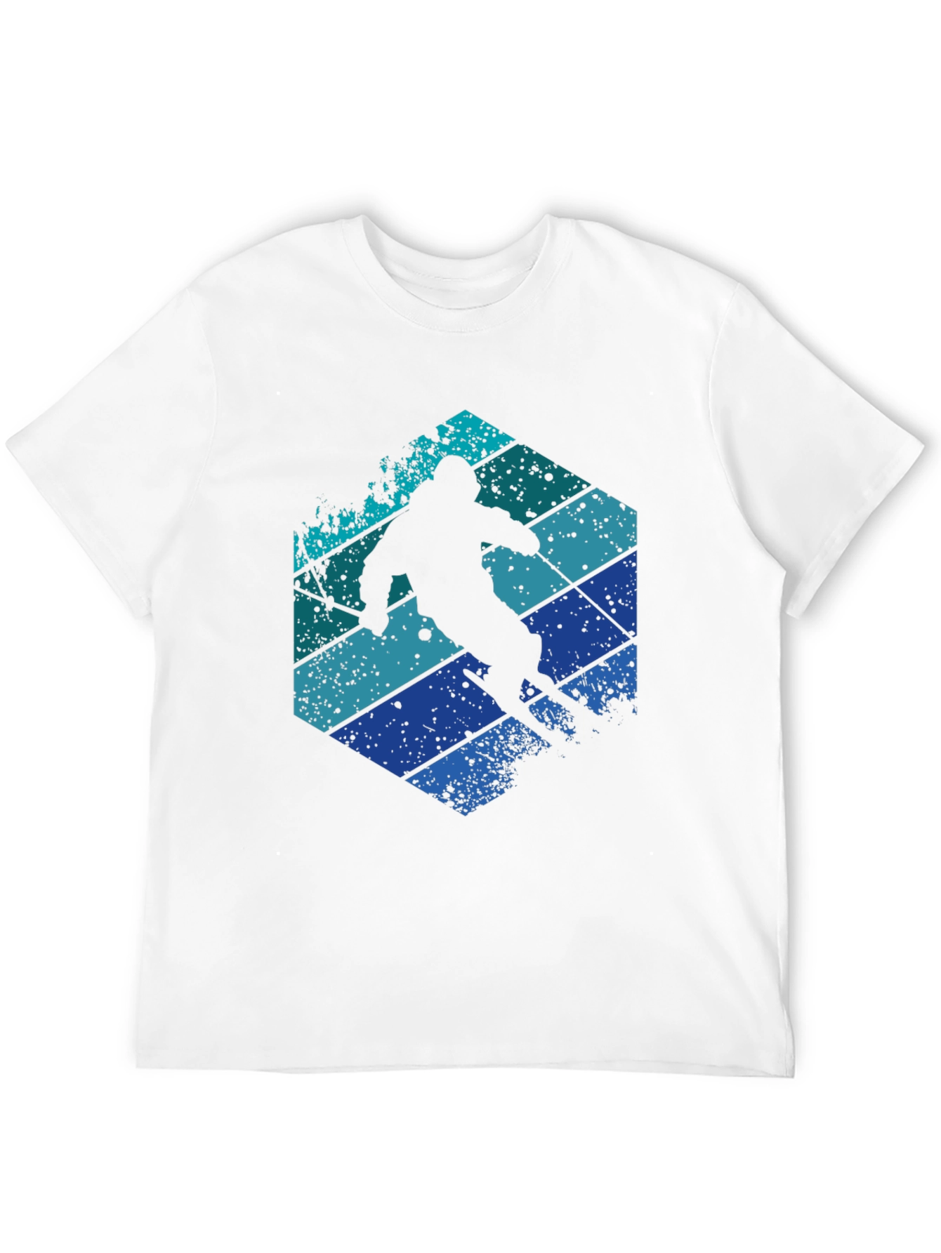 Retro Ski Silhouette Graphic Tee