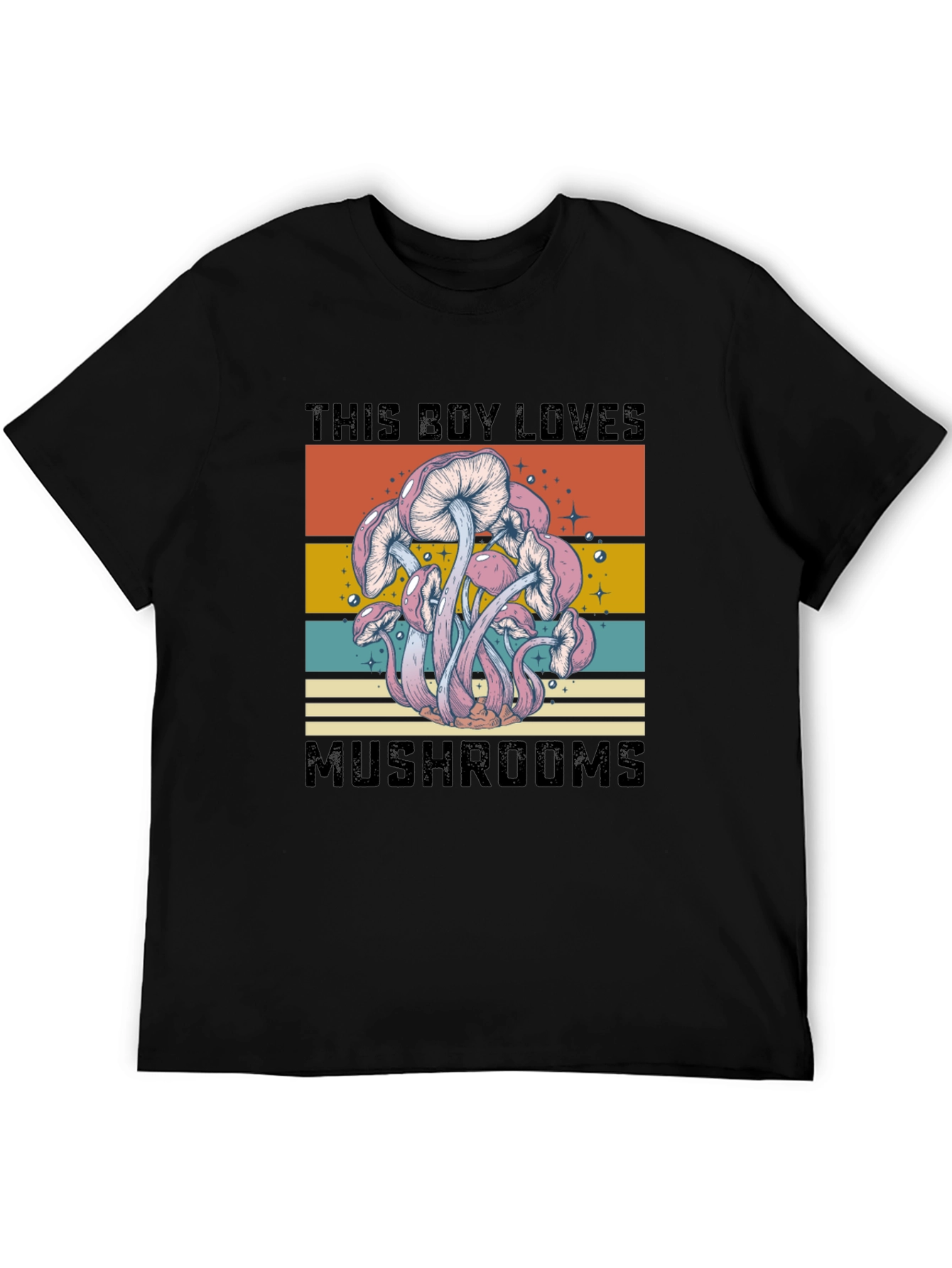 Mushroom Lover Retro Graphic Tee
