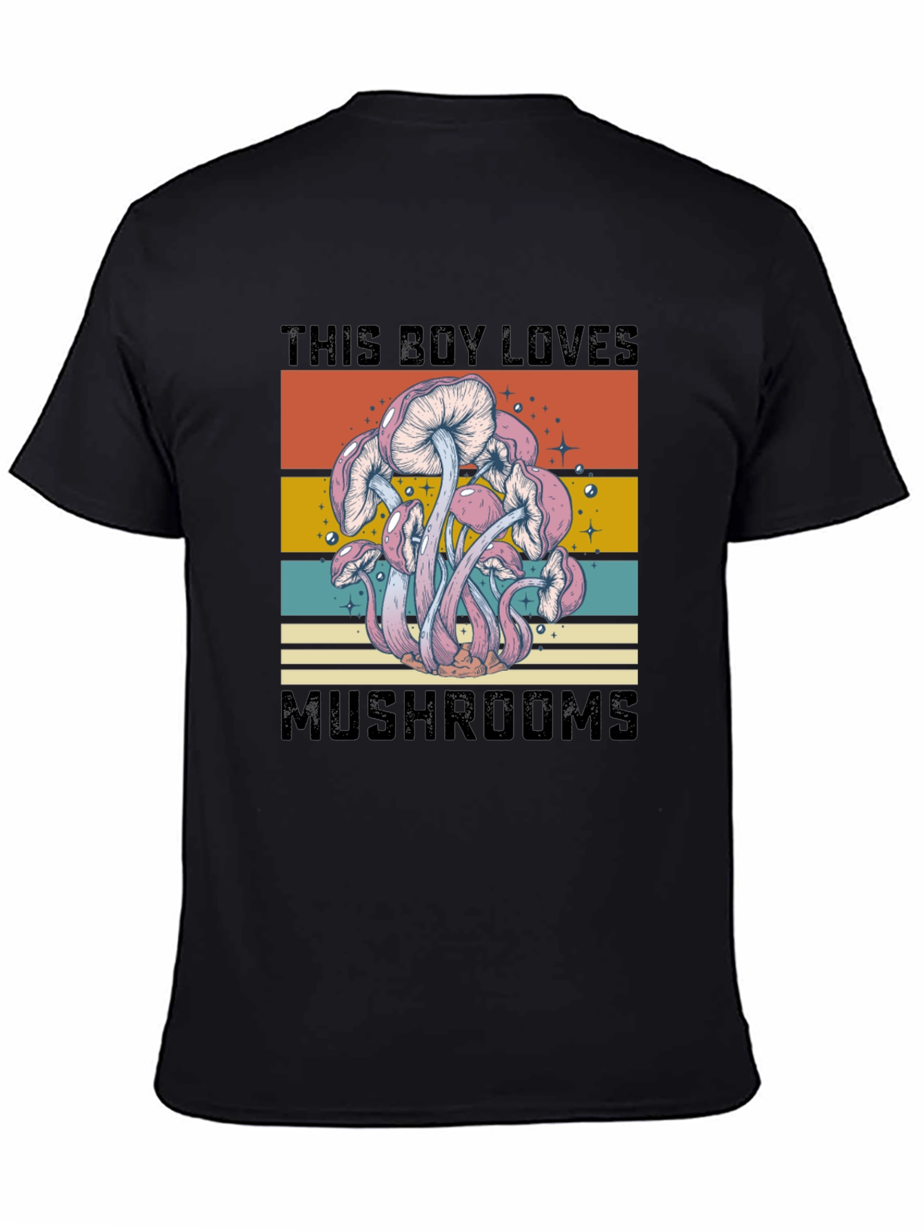 Mushroom Lover Retro Graphic Tee