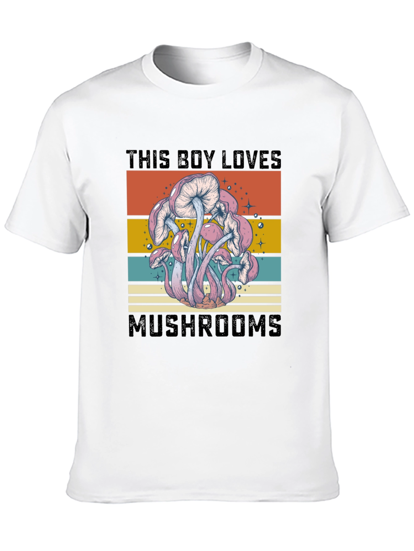 Mushroom Lover Retro Graphic Tee