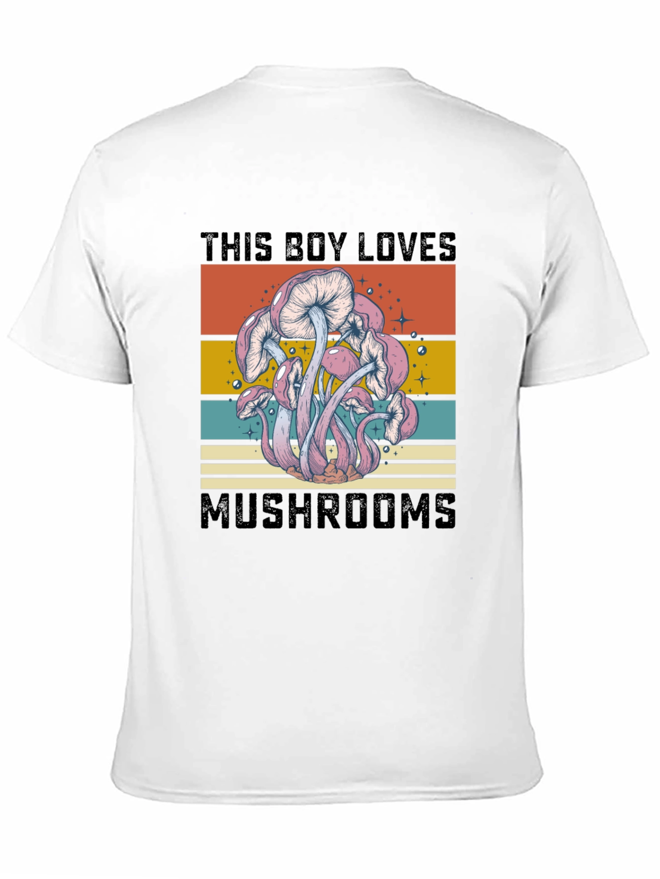 Mushroom Lover Retro Graphic Tee