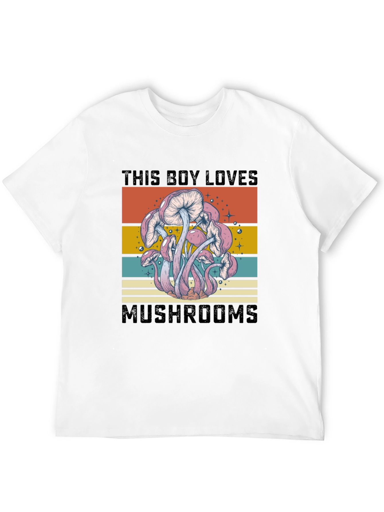 Mushroom Lover Retro Graphic Tee