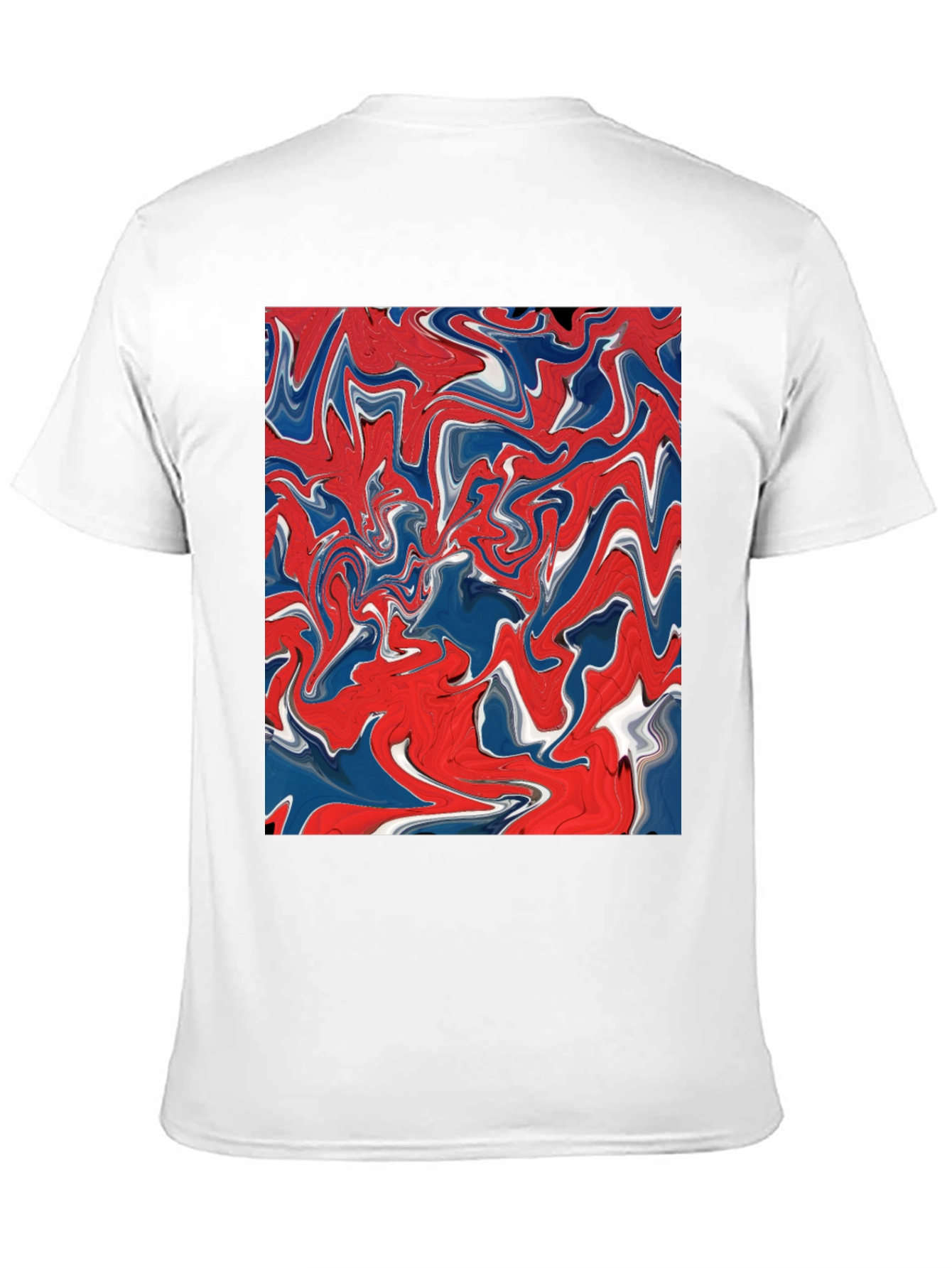 Abstract Swirl Art Tee - Modern Graphic Print
