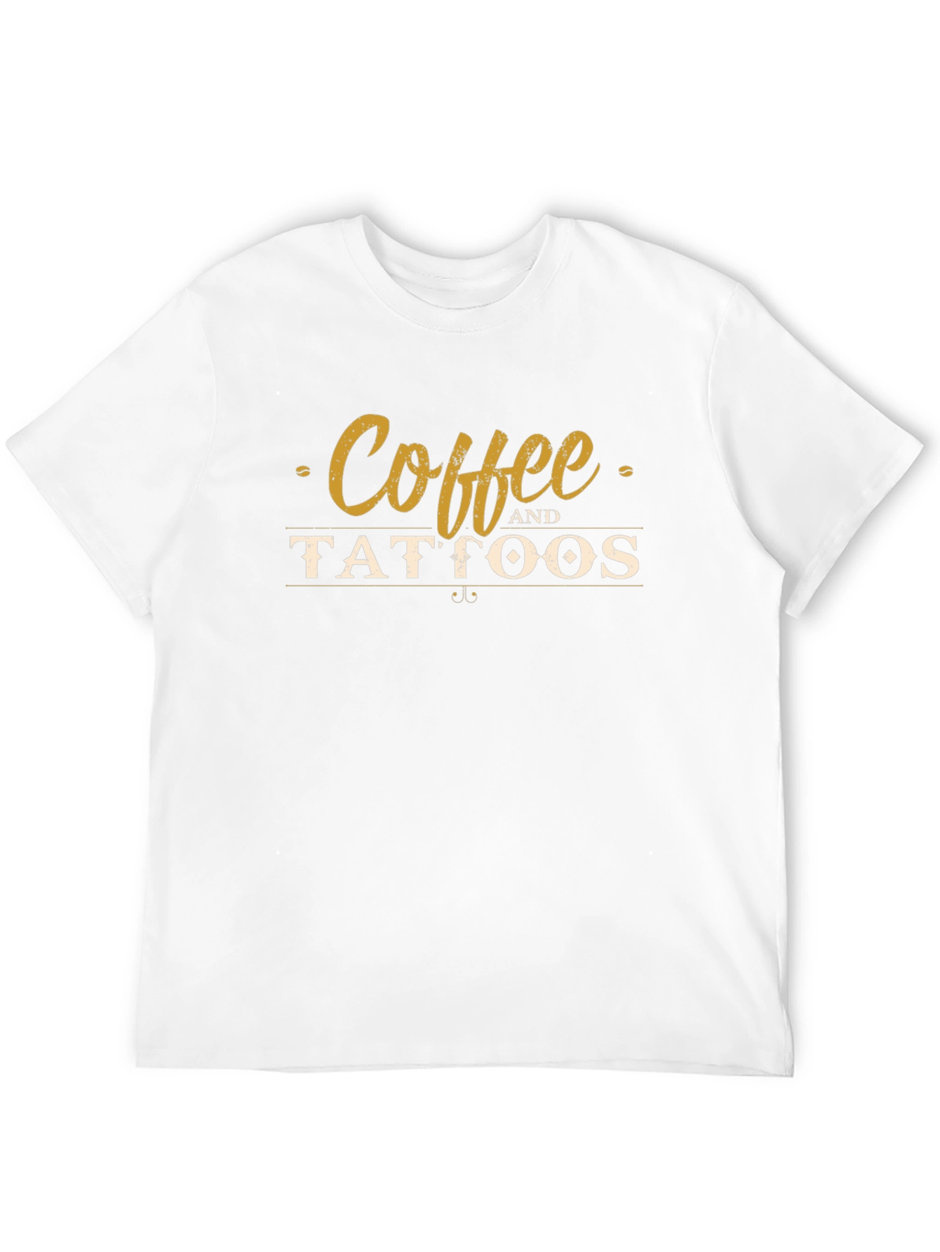 Coffee and Tattoos Graphic Tee - Black