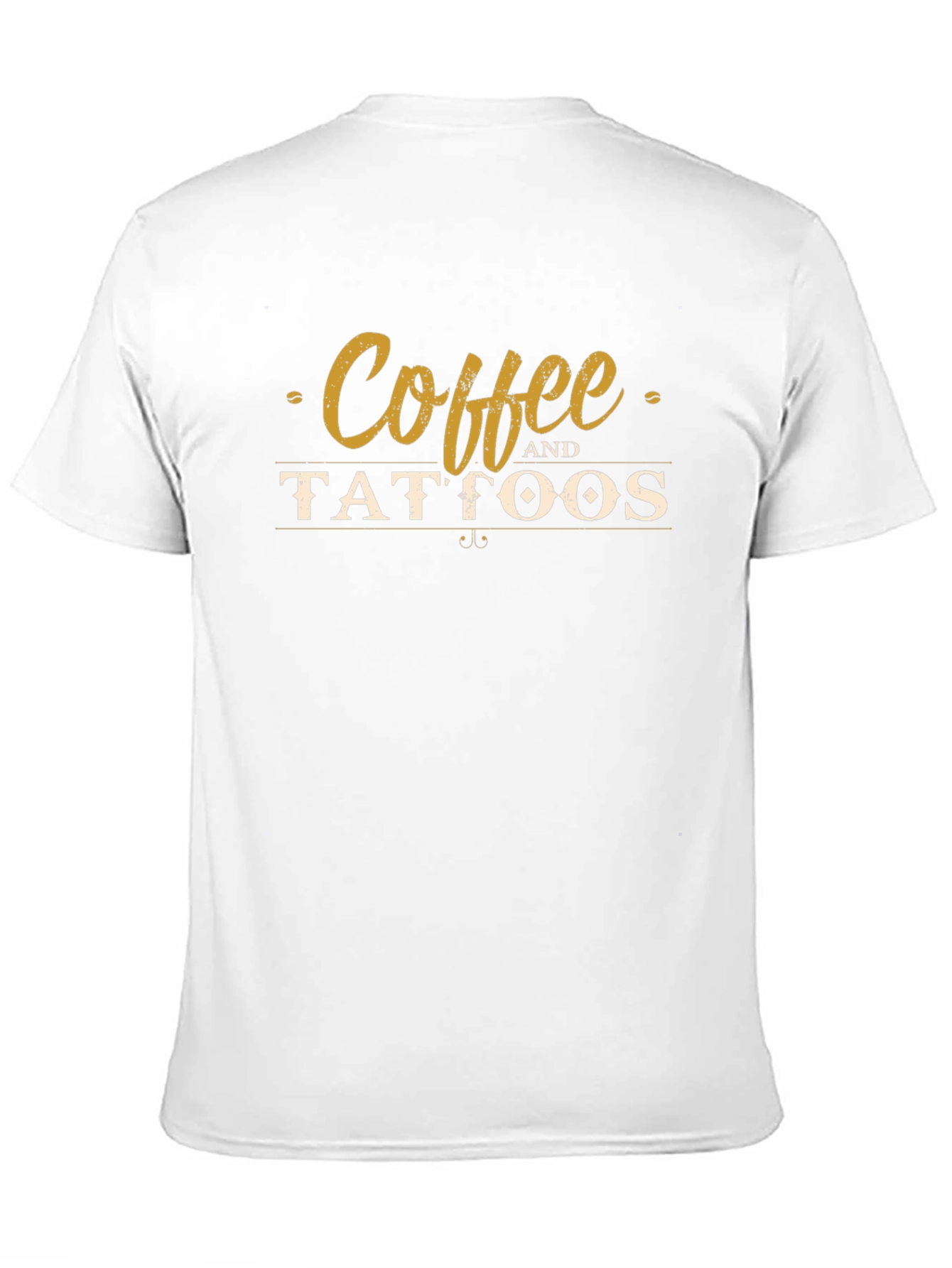 Coffee and Tattoos Graphic Tee - Black