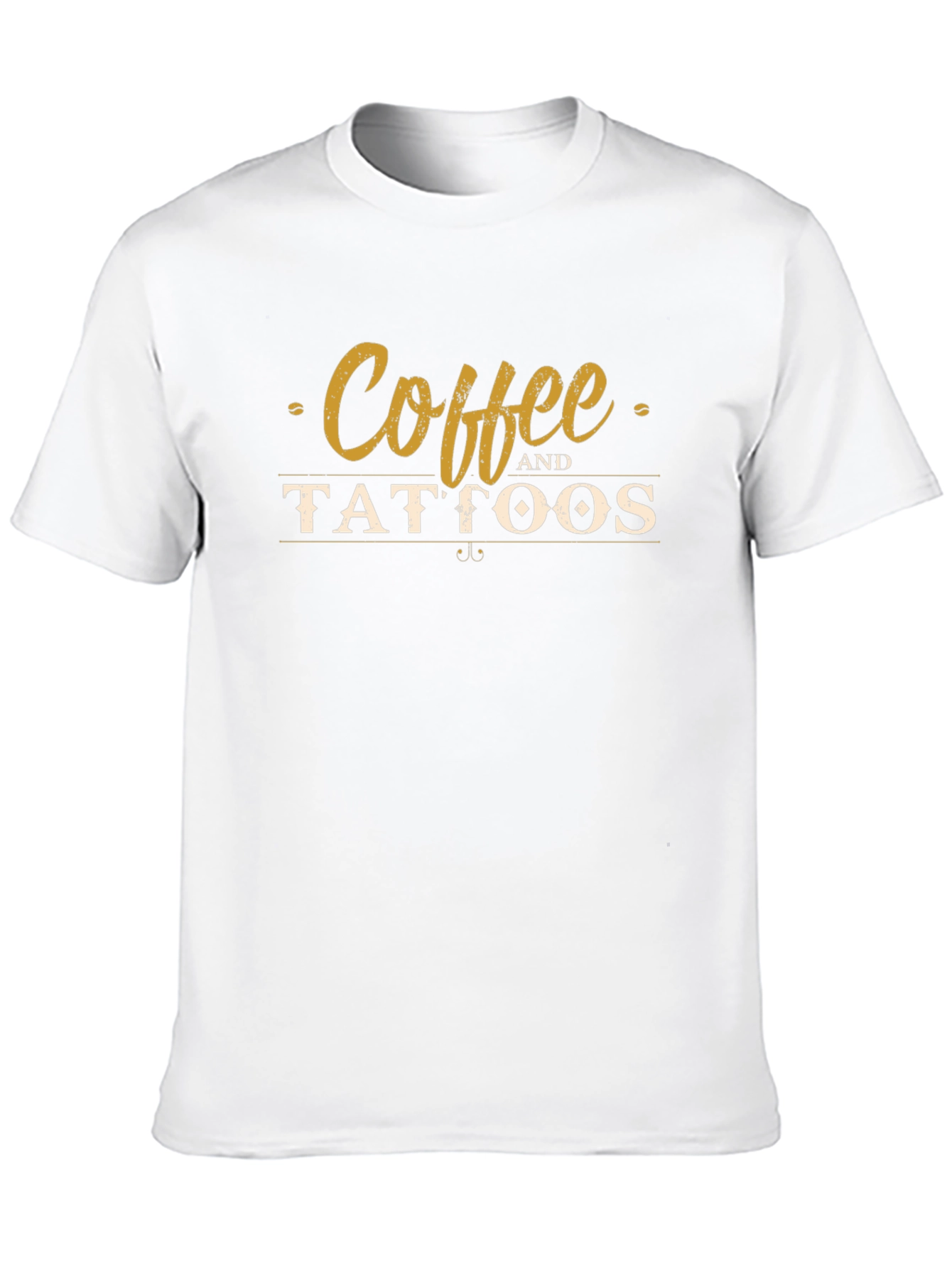 Coffee and Tattoos Graphic Tee - Black