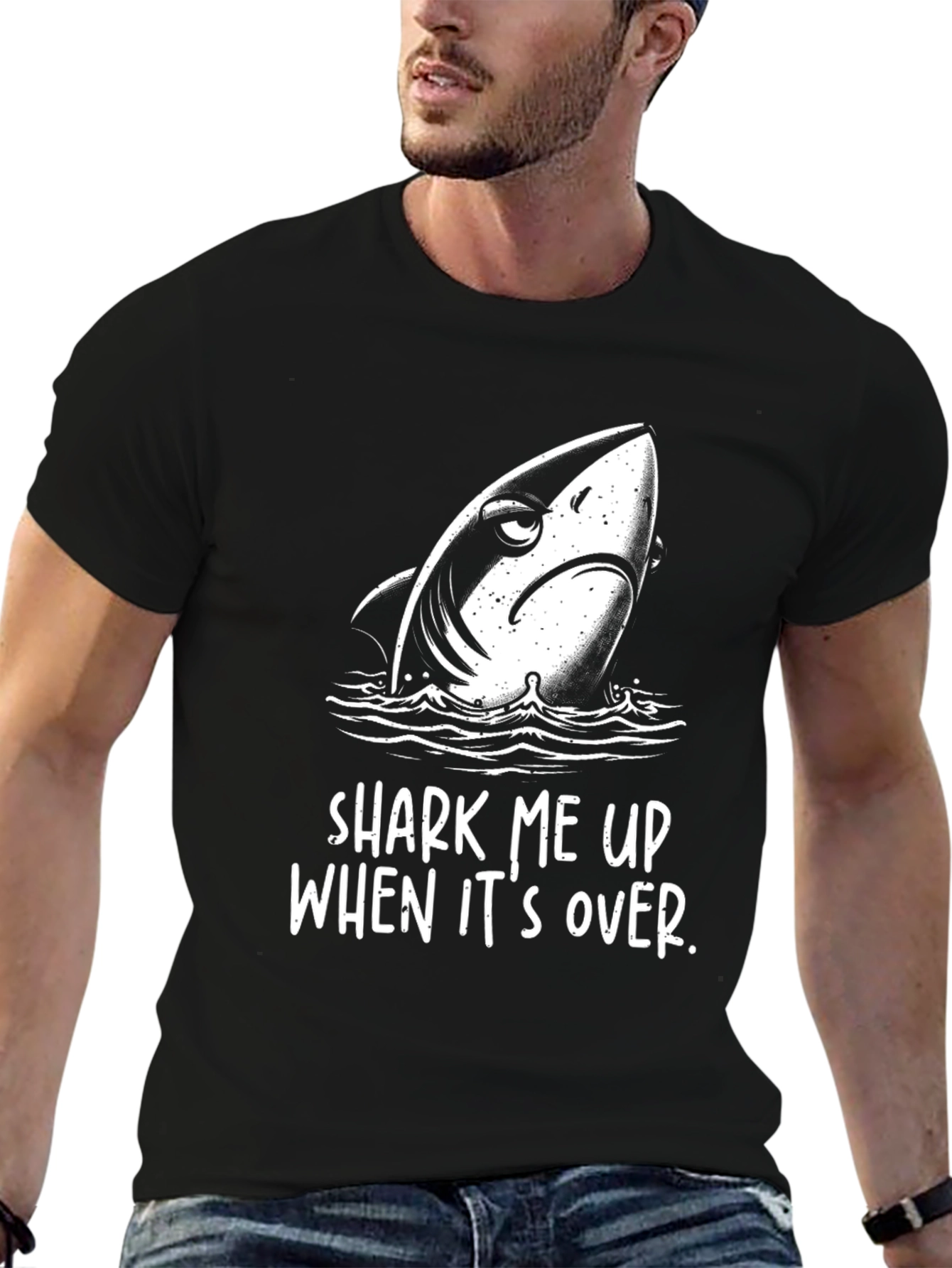 Shark Me Up T-Shirt - Funny Graphic Tee