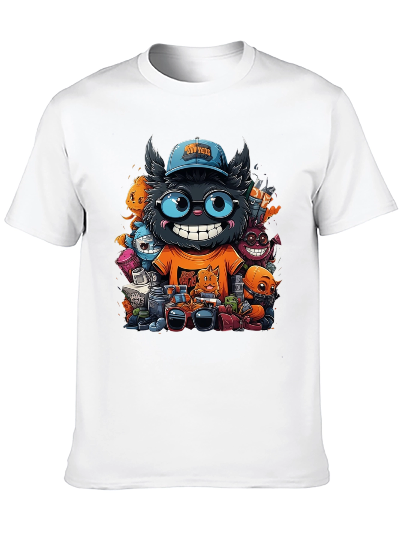 Cartoon Character Graphic T-Shirt