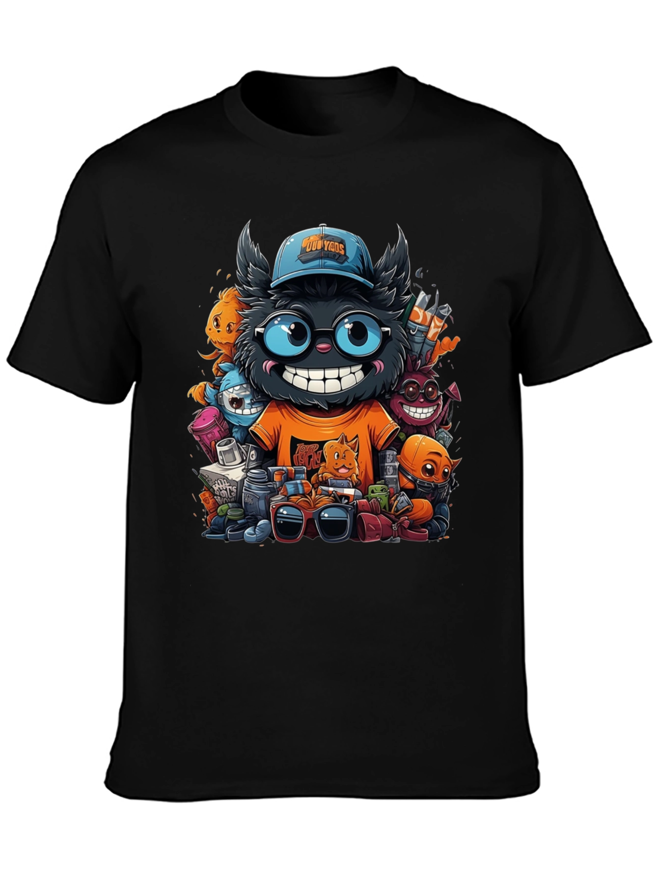 Cartoon Character Graphic T-Shirt