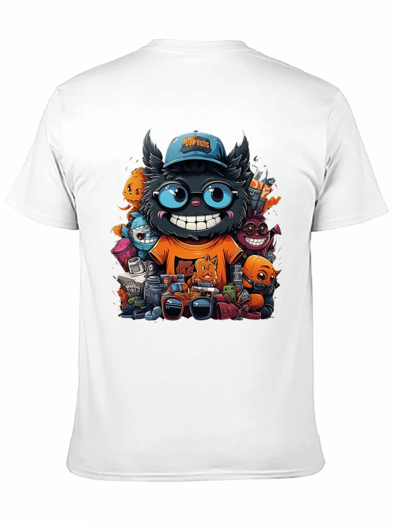 Cartoon Character Graphic T-Shirt