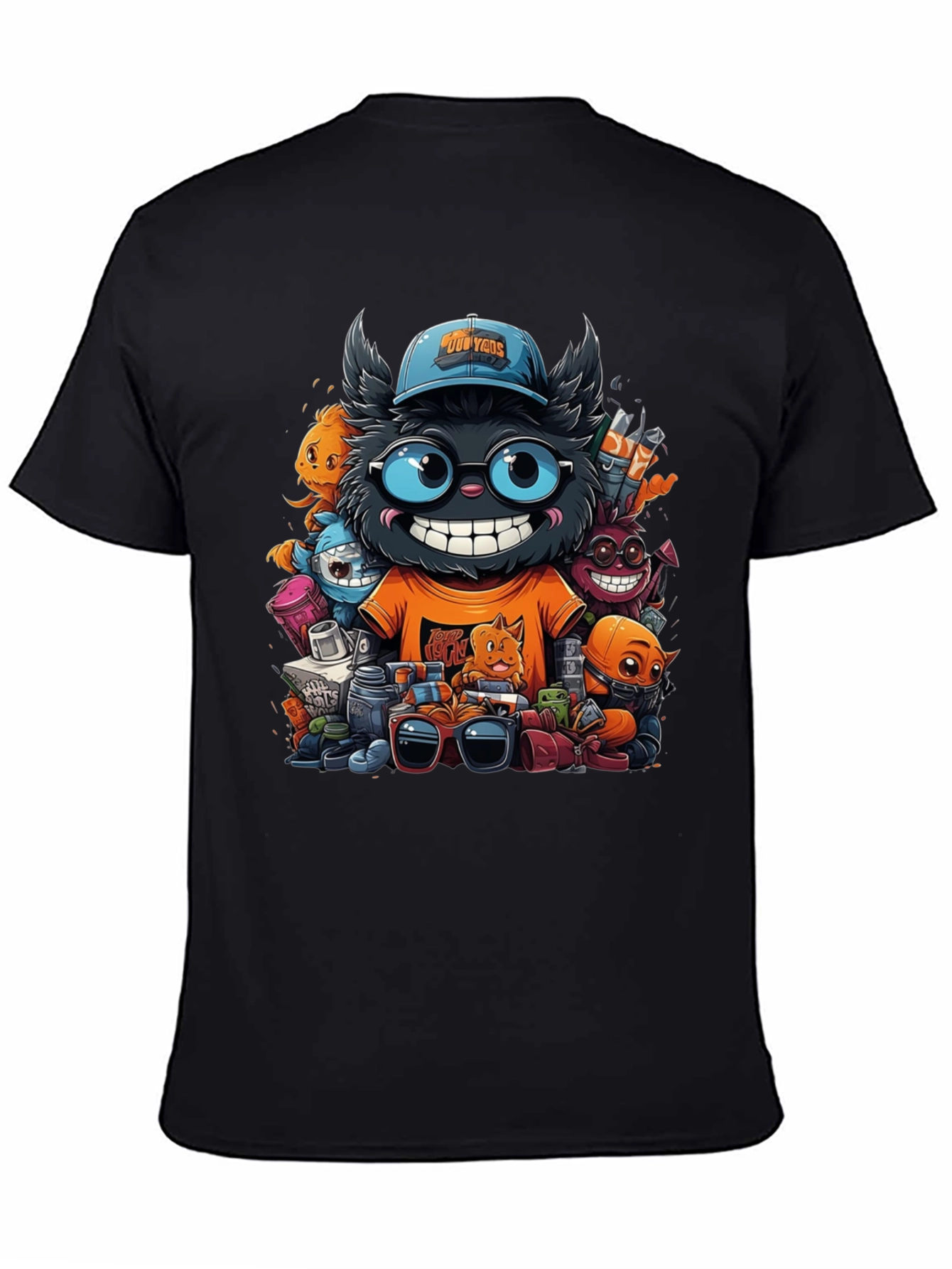 Cartoon Character Graphic T-Shirt