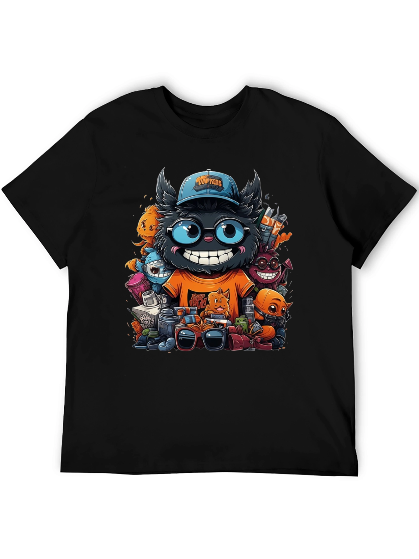 Cartoon Character Graphic T-Shirt