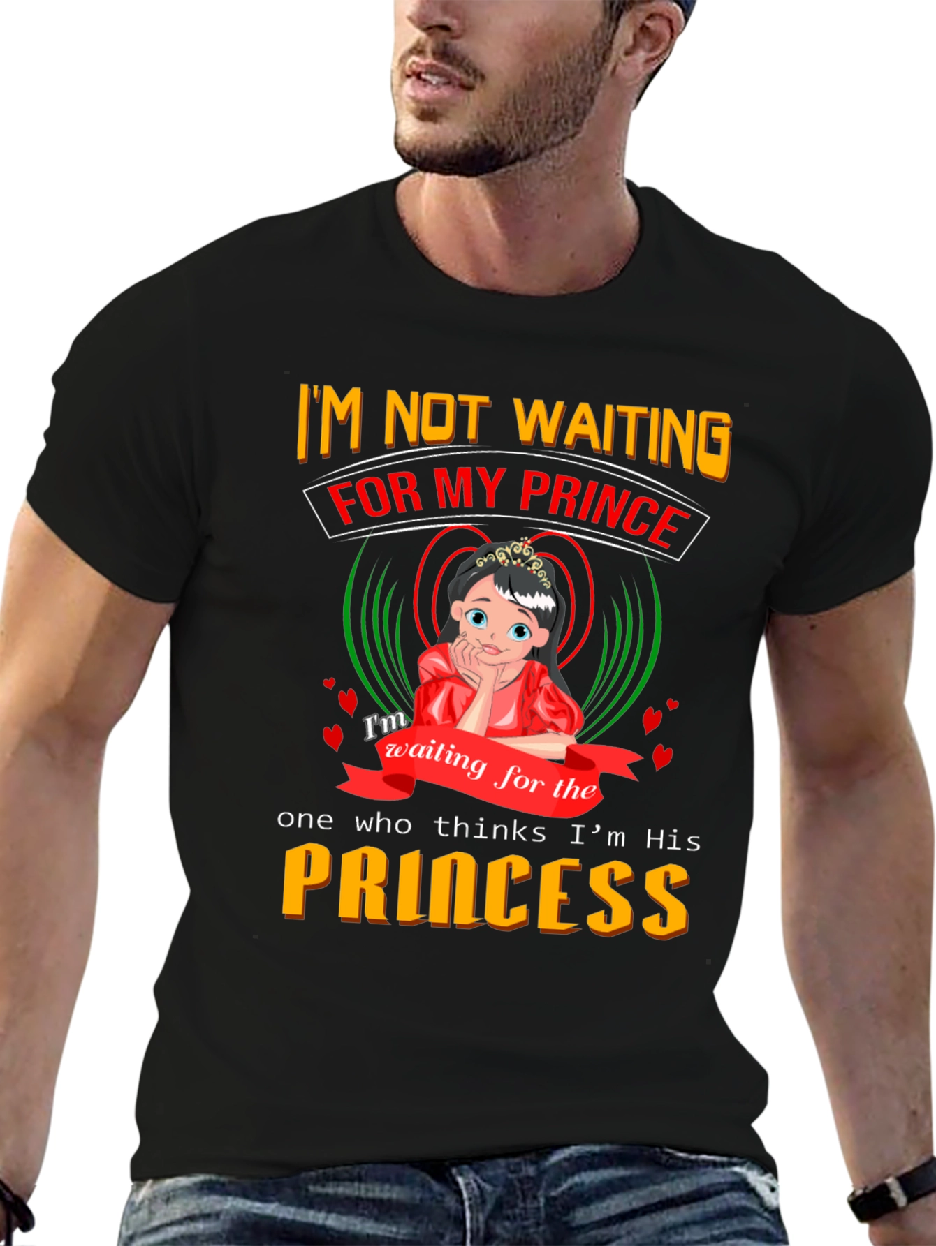 Princess Graphic T-Shirt - Waiting for My Prince