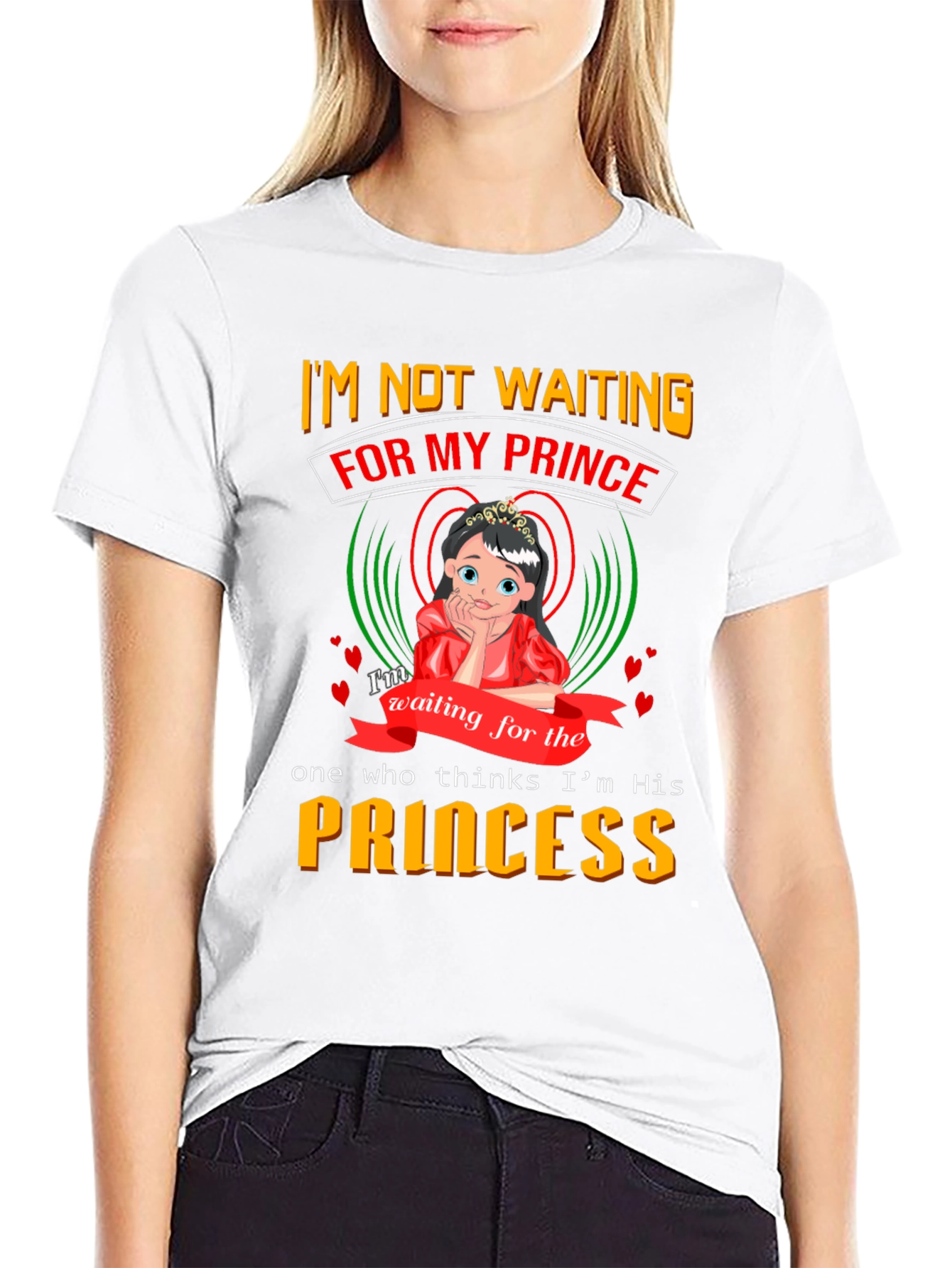 Princess Graphic T-Shirt - Waiting for My Prince