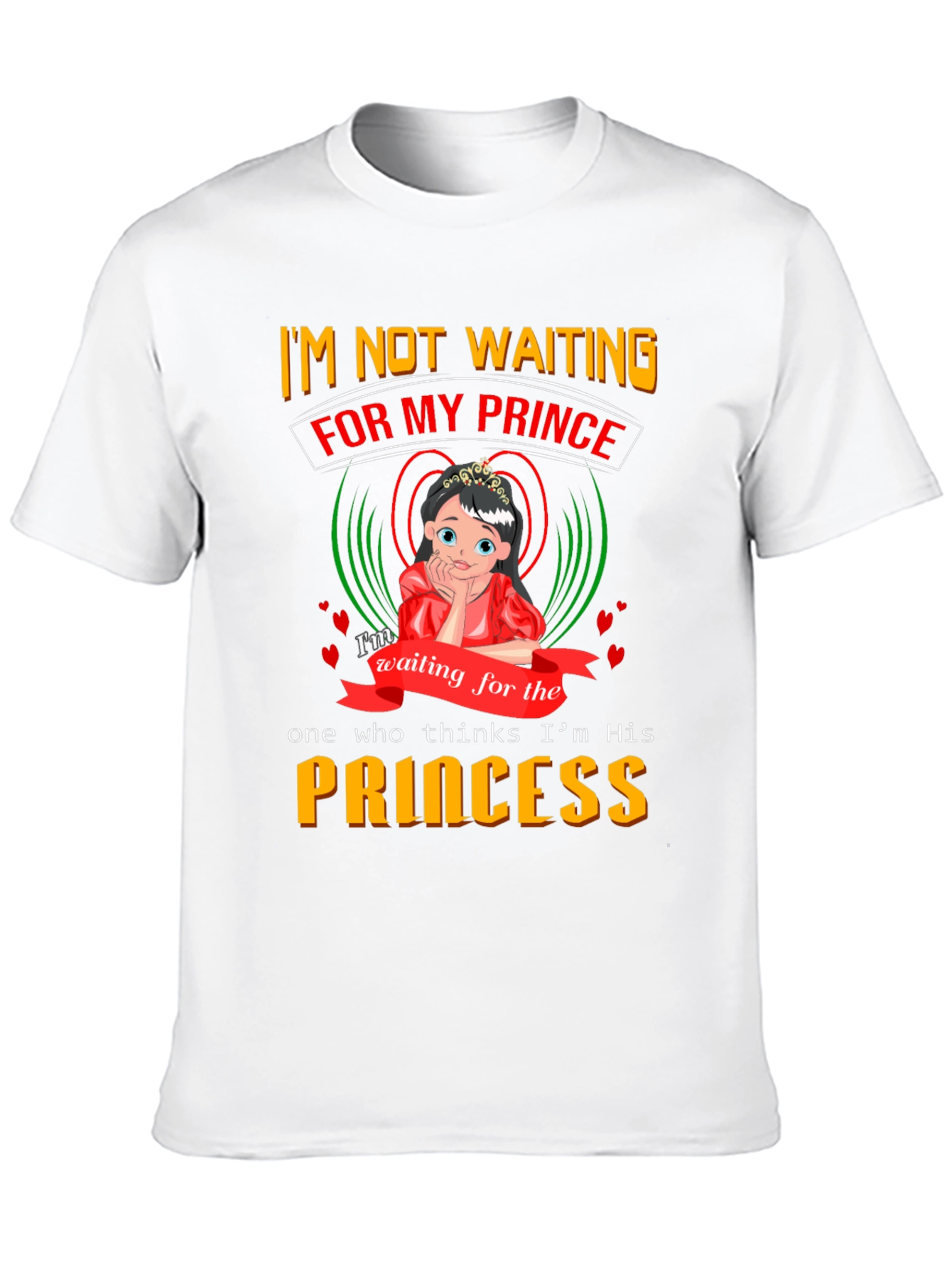 Princess Graphic T-Shirt - Waiting for My Prince
