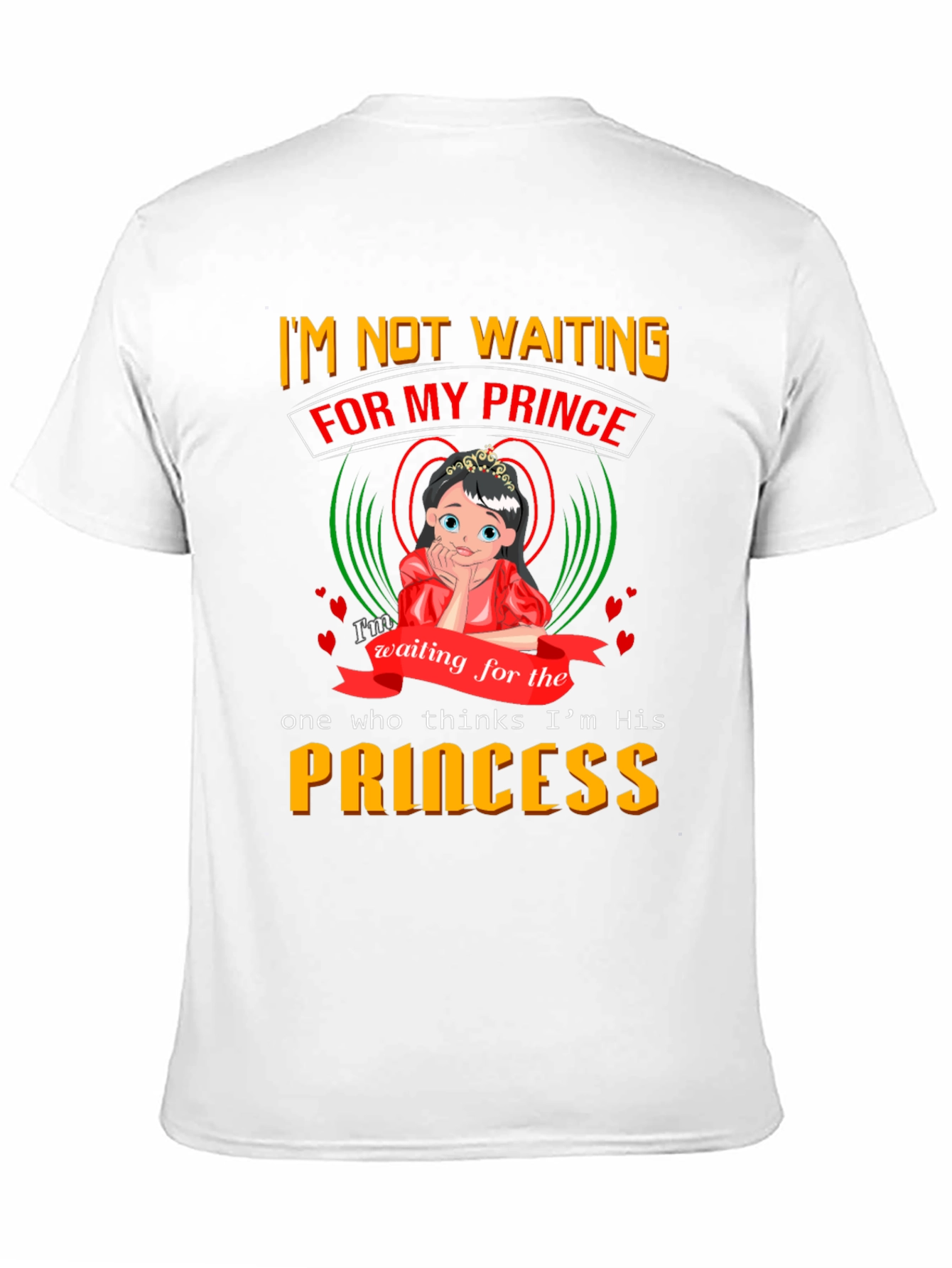 Princess Graphic T-Shirt - Waiting for My Prince