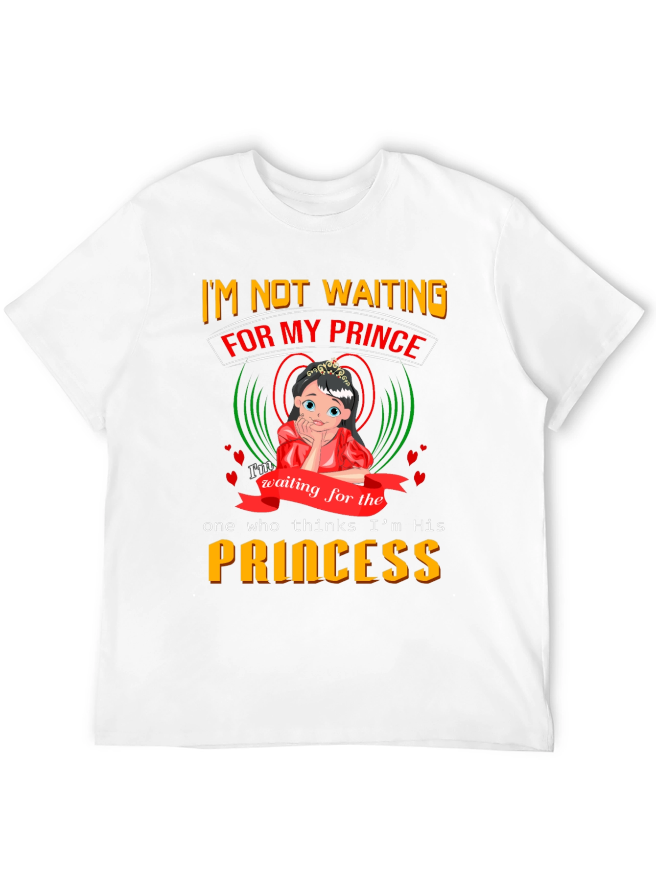 Princess Graphic T-Shirt - Waiting for My Prince