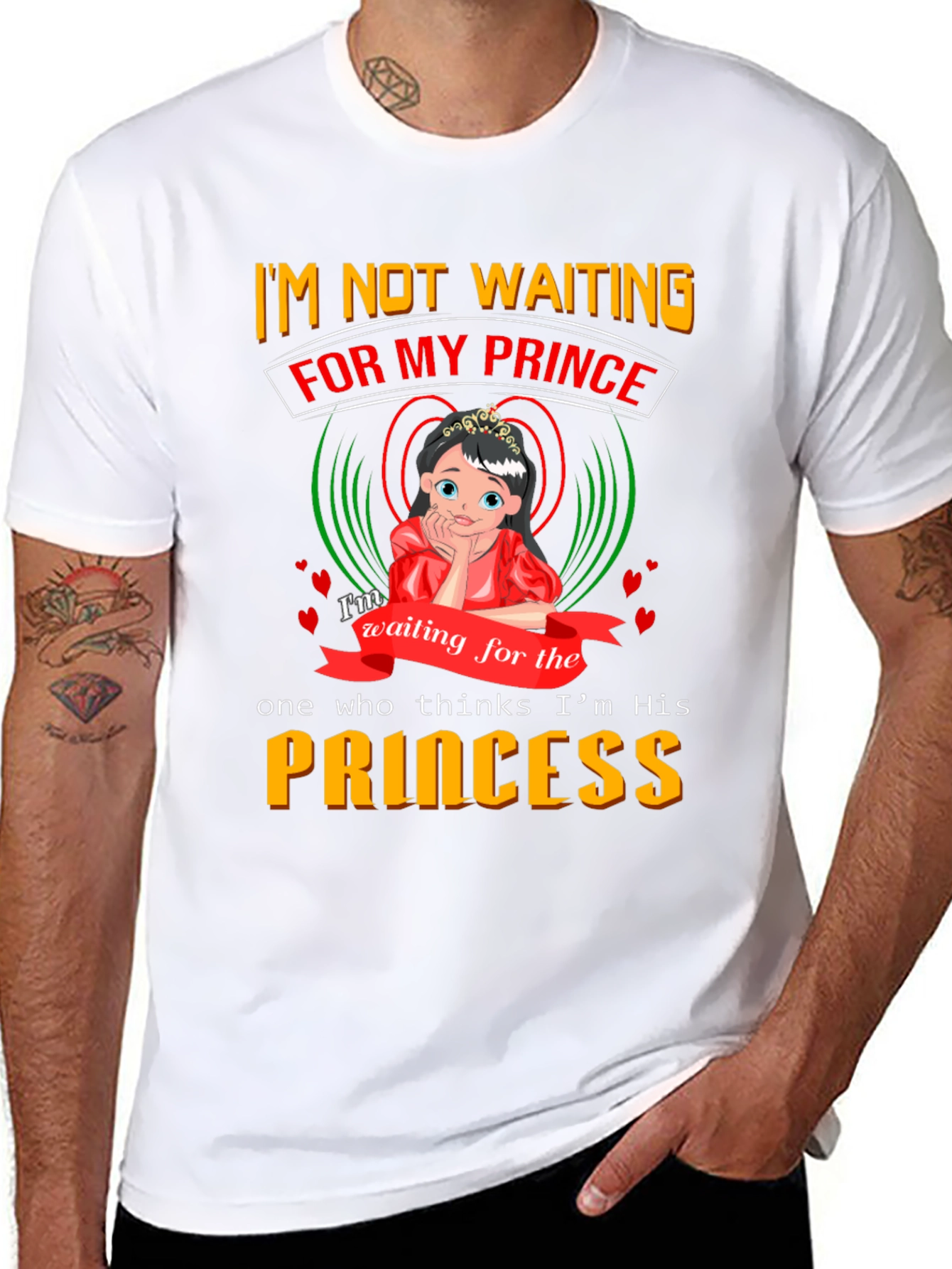 Princess Graphic T-Shirt - Waiting for My Prince