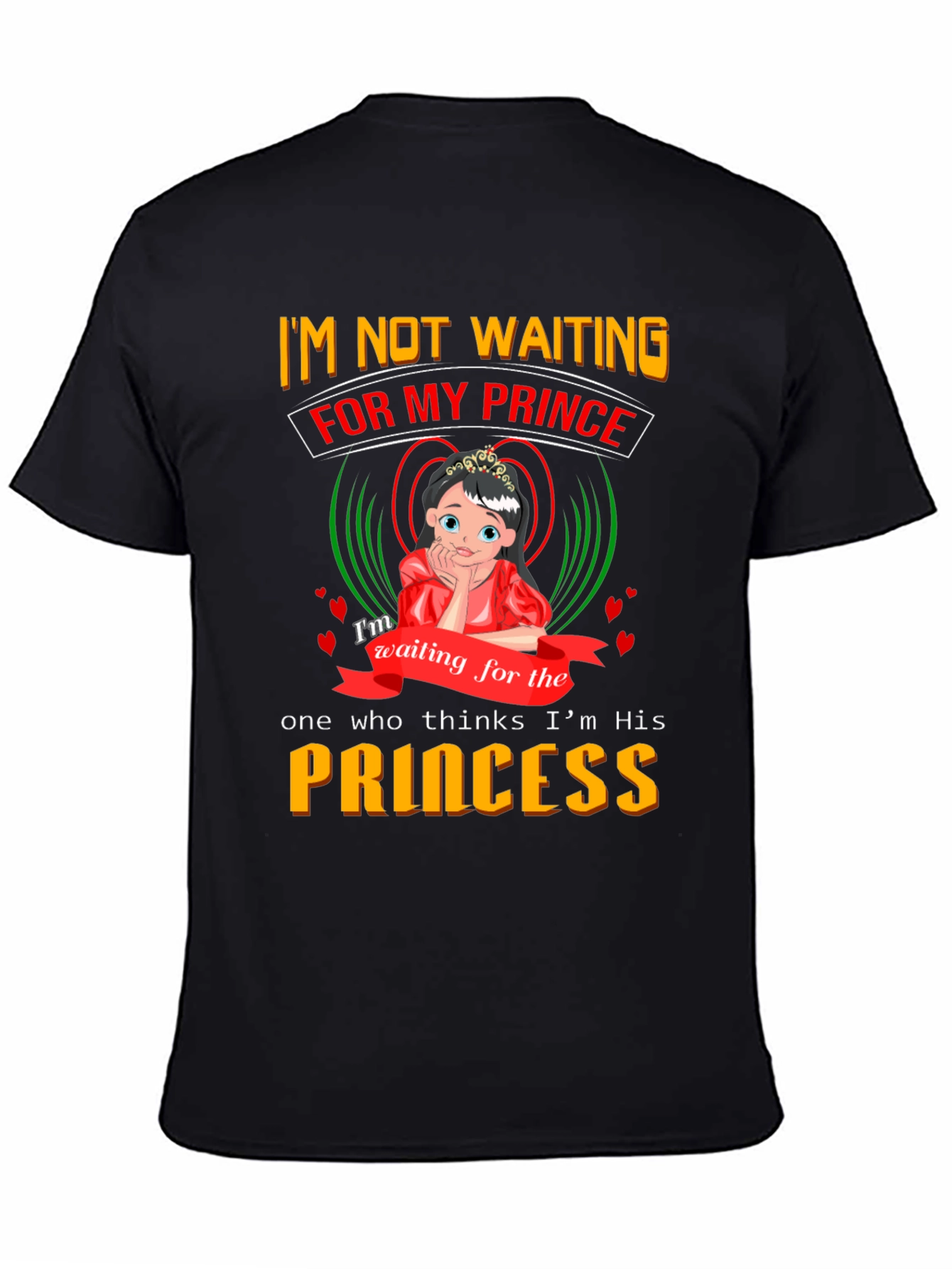 Princess Graphic T-Shirt - Waiting for My Prince