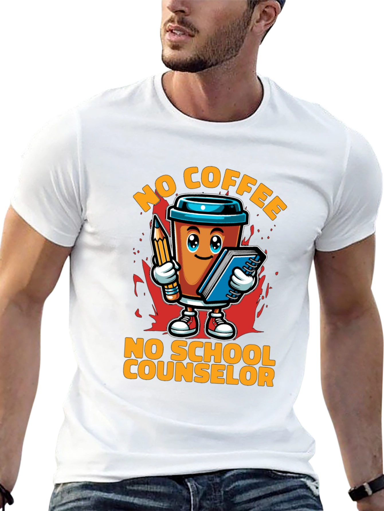 No Coffee No Counselor Tee