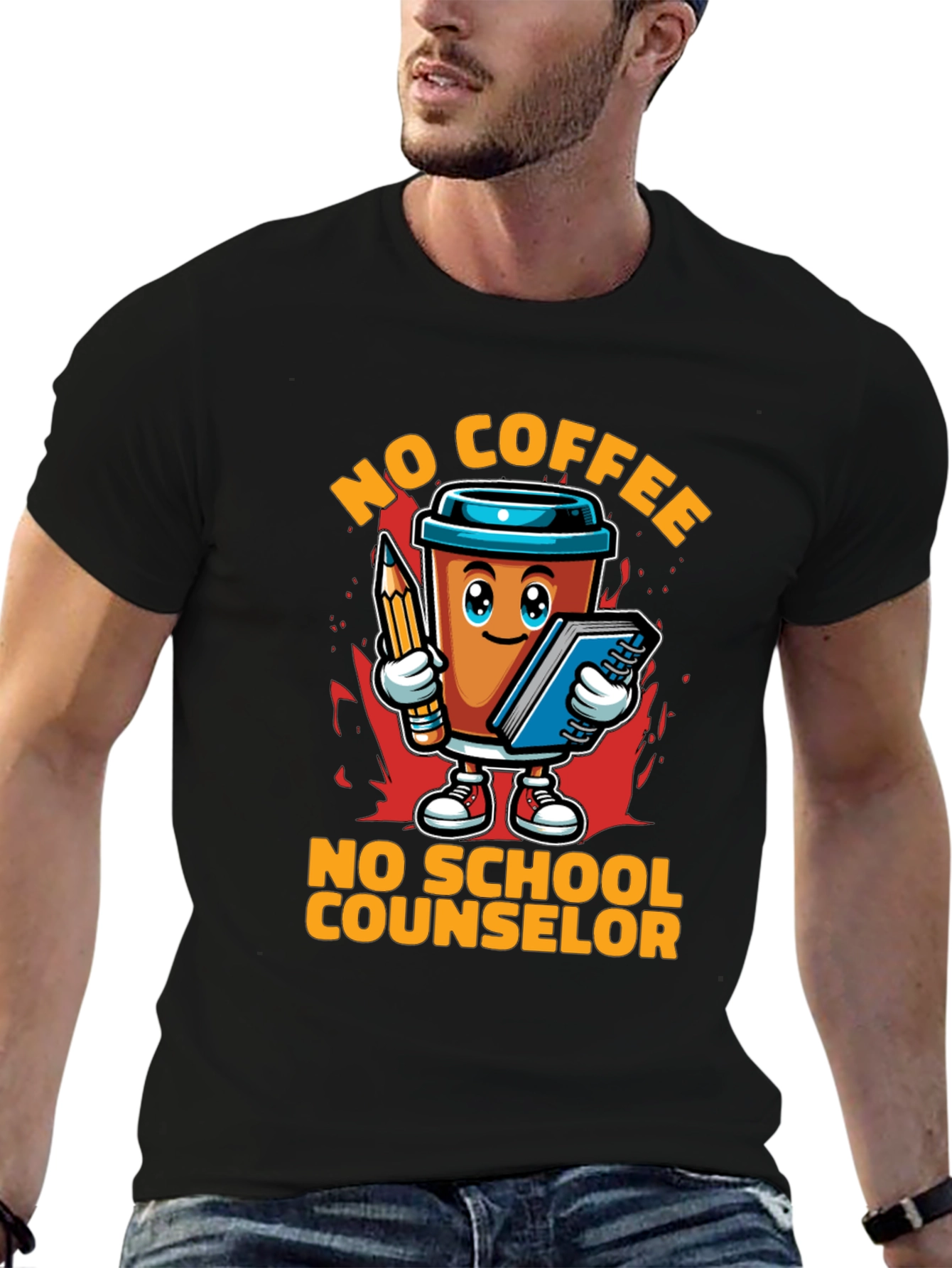 No Coffee No Counselor Tee