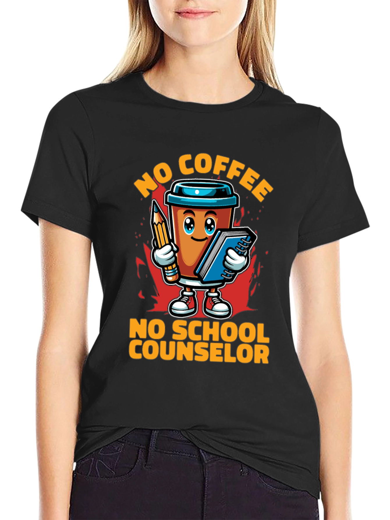 No Coffee No Counselor Tee