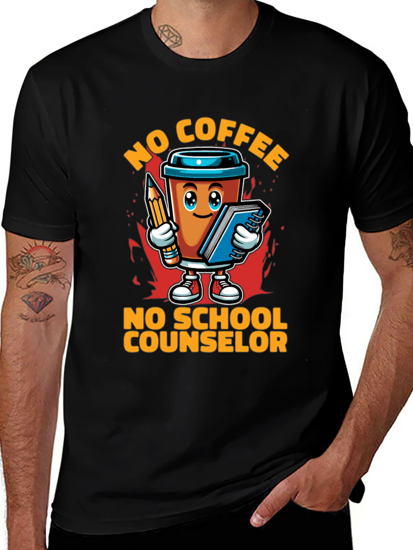 No Coffee No Counselor Tee