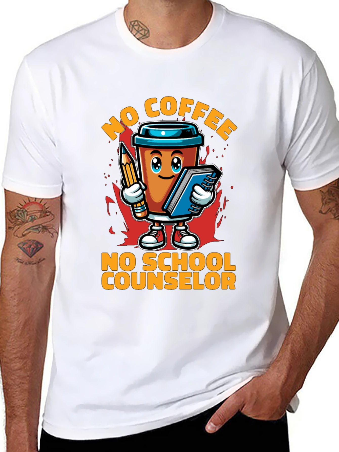 No Coffee No Counselor Tee