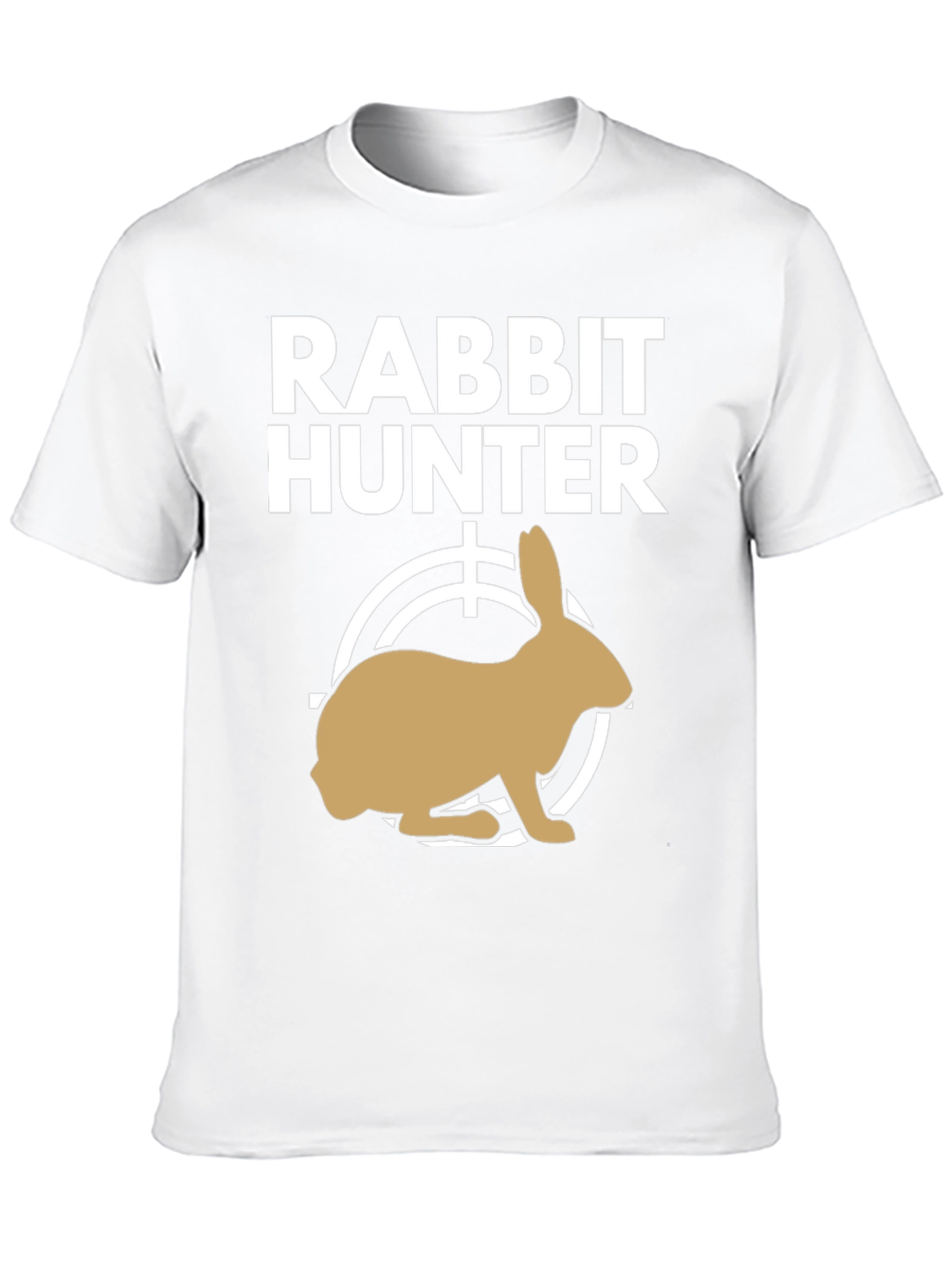 Rabbit Hunter Graphic Tee - Novelty T-Shirt