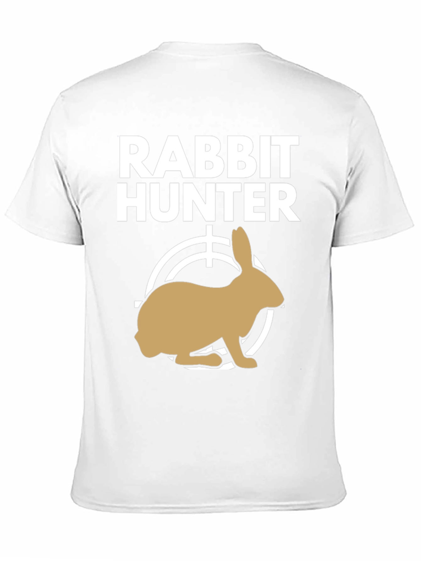Rabbit Hunter Graphic Tee - Novelty T-Shirt