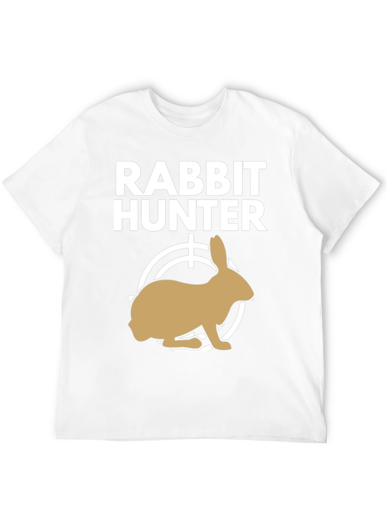 Rabbit Hunter Graphic Tee - Novelty T-Shirt