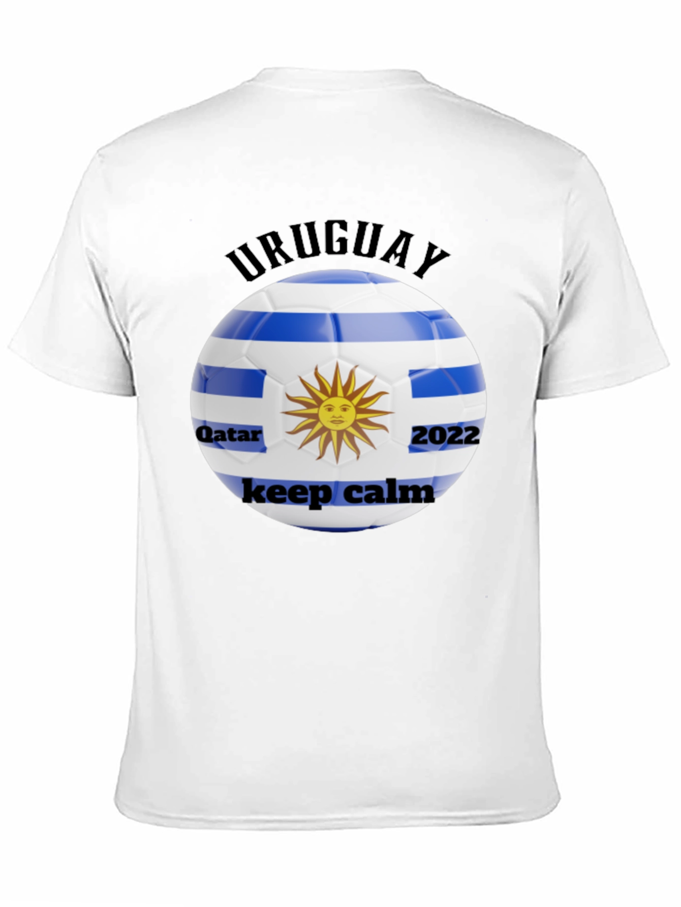 Uruguay Football Fan T-Shirt - Qatar 2022