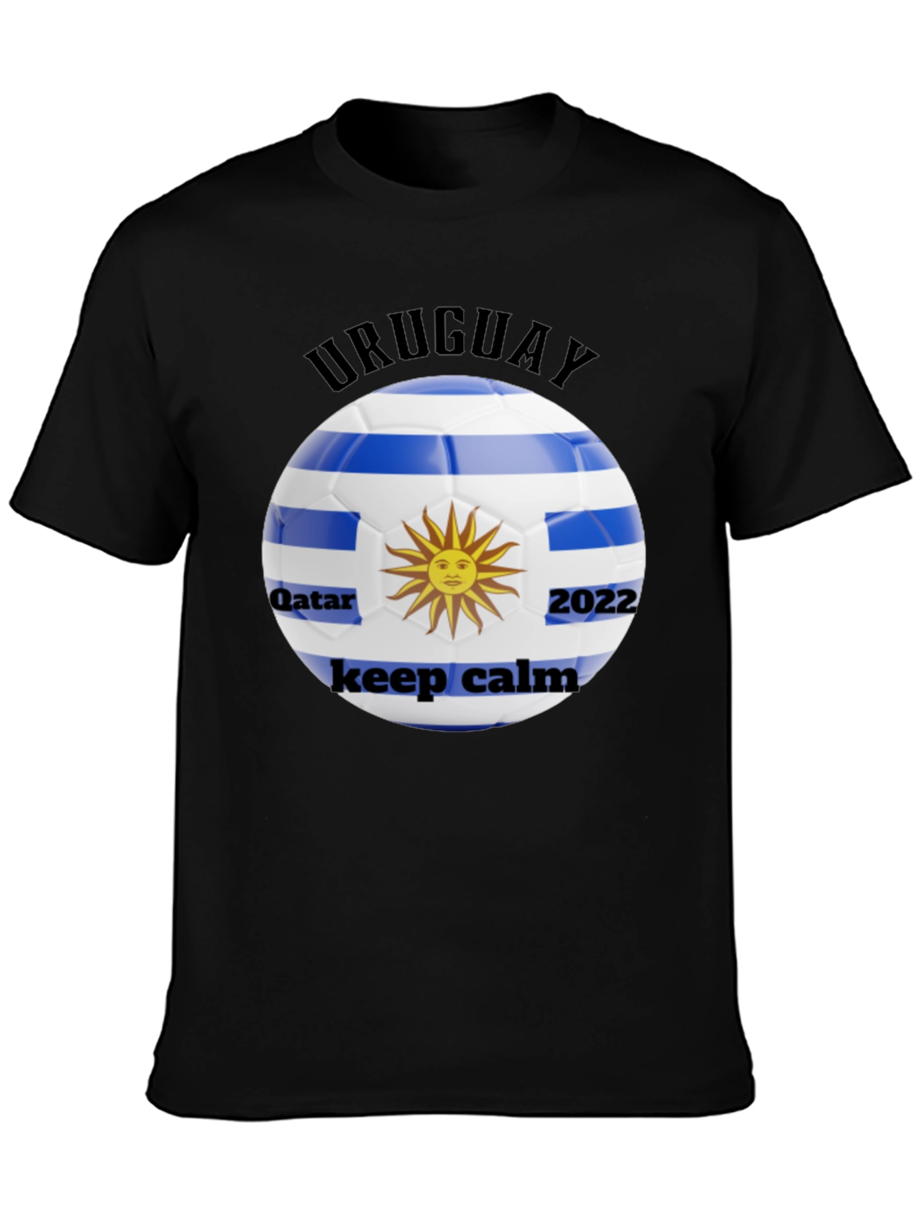 Uruguay Football Fan T-Shirt - Qatar 2022