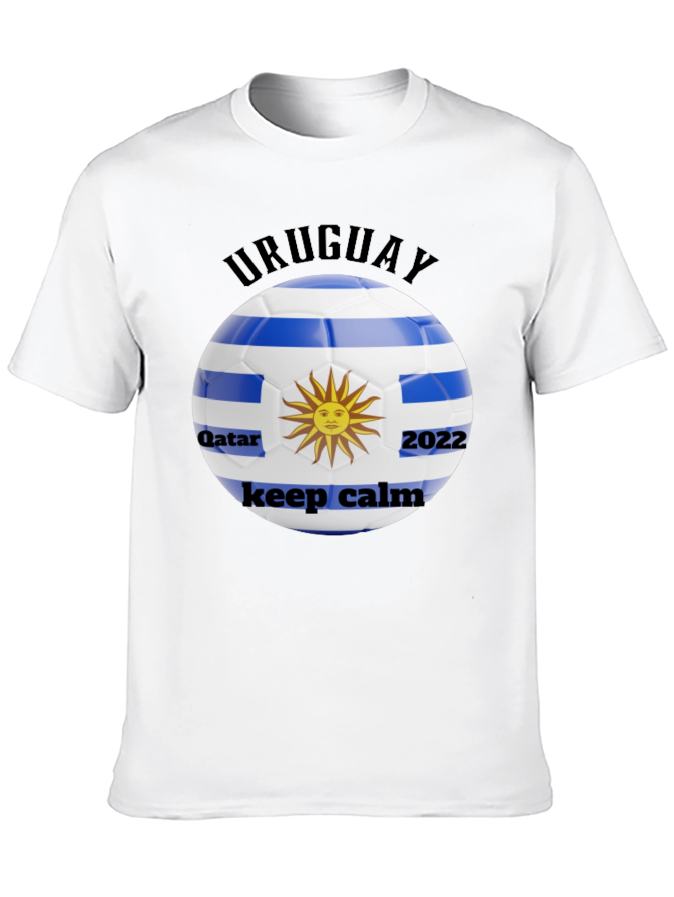 Uruguay Football Fan T-Shirt - Qatar 2022