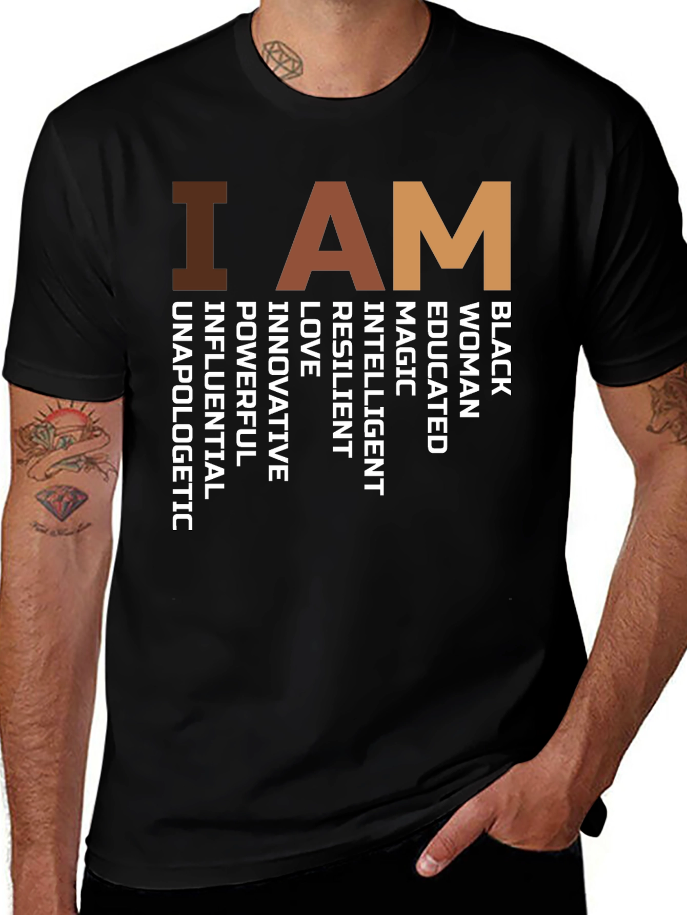 I AM Black Woman T-Shirt