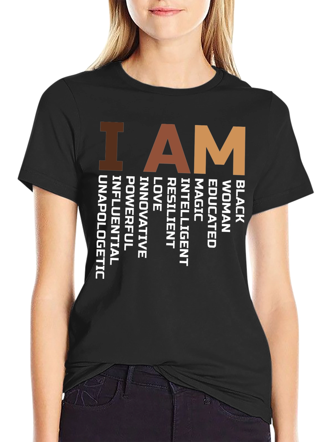 I AM Black Woman T-Shirt