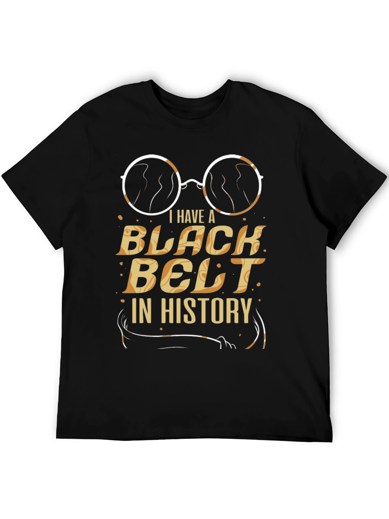 Black Belt In History T-Shirt
